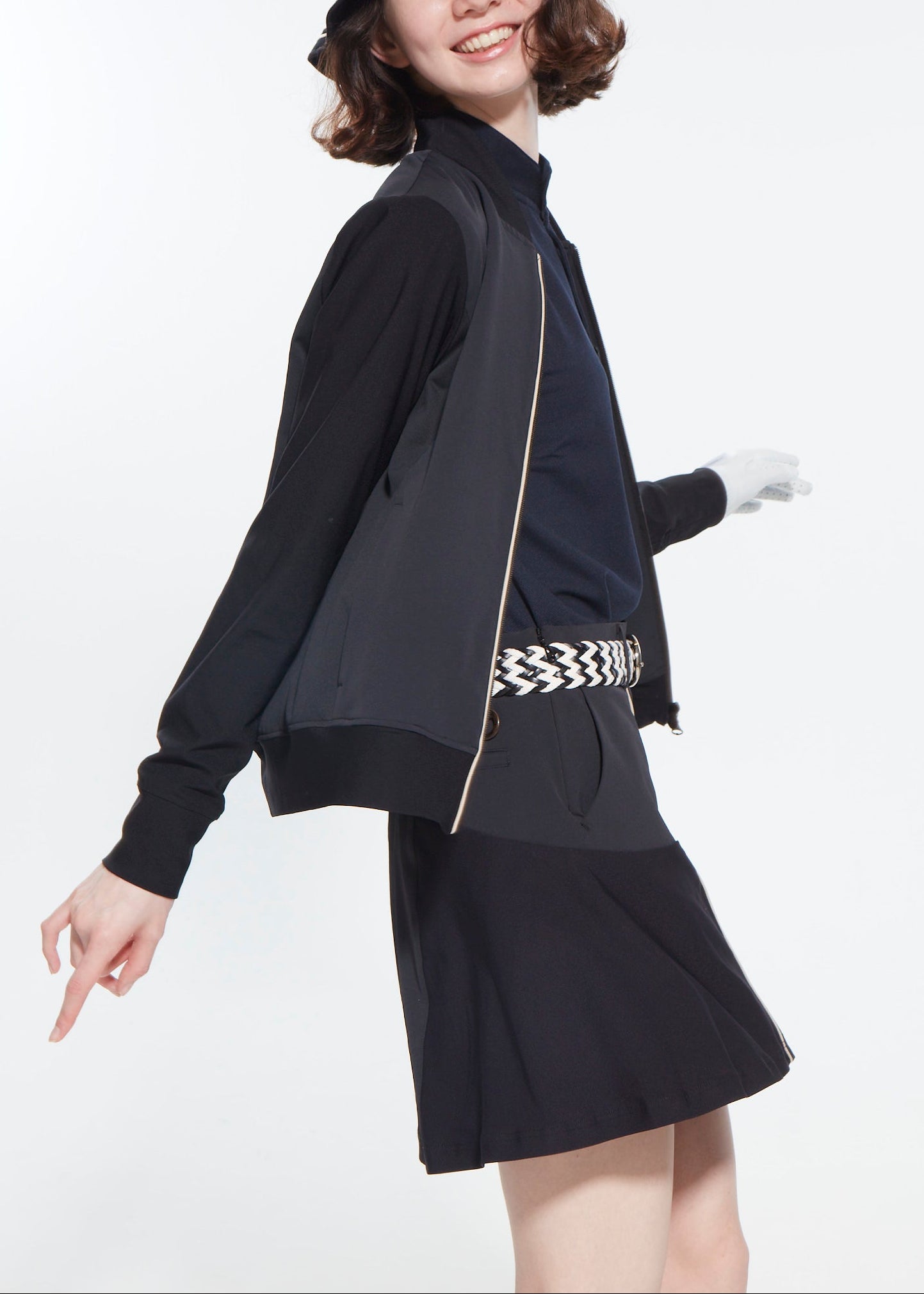 WOMENS UVCUT&QUICK DRY ZIP BOULSON