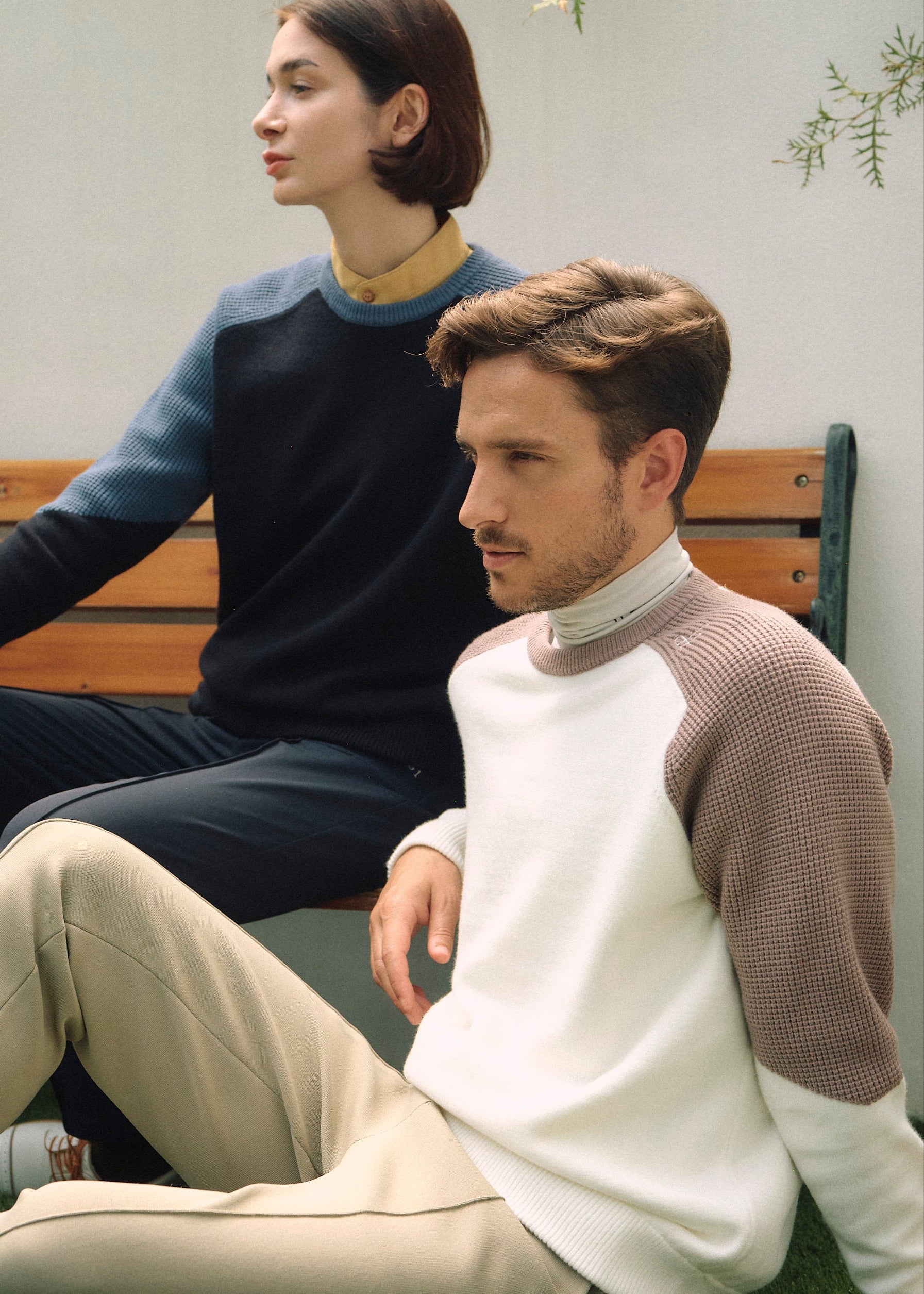 【NEW】ワッフルウィンドプルーフセーター・メンズ