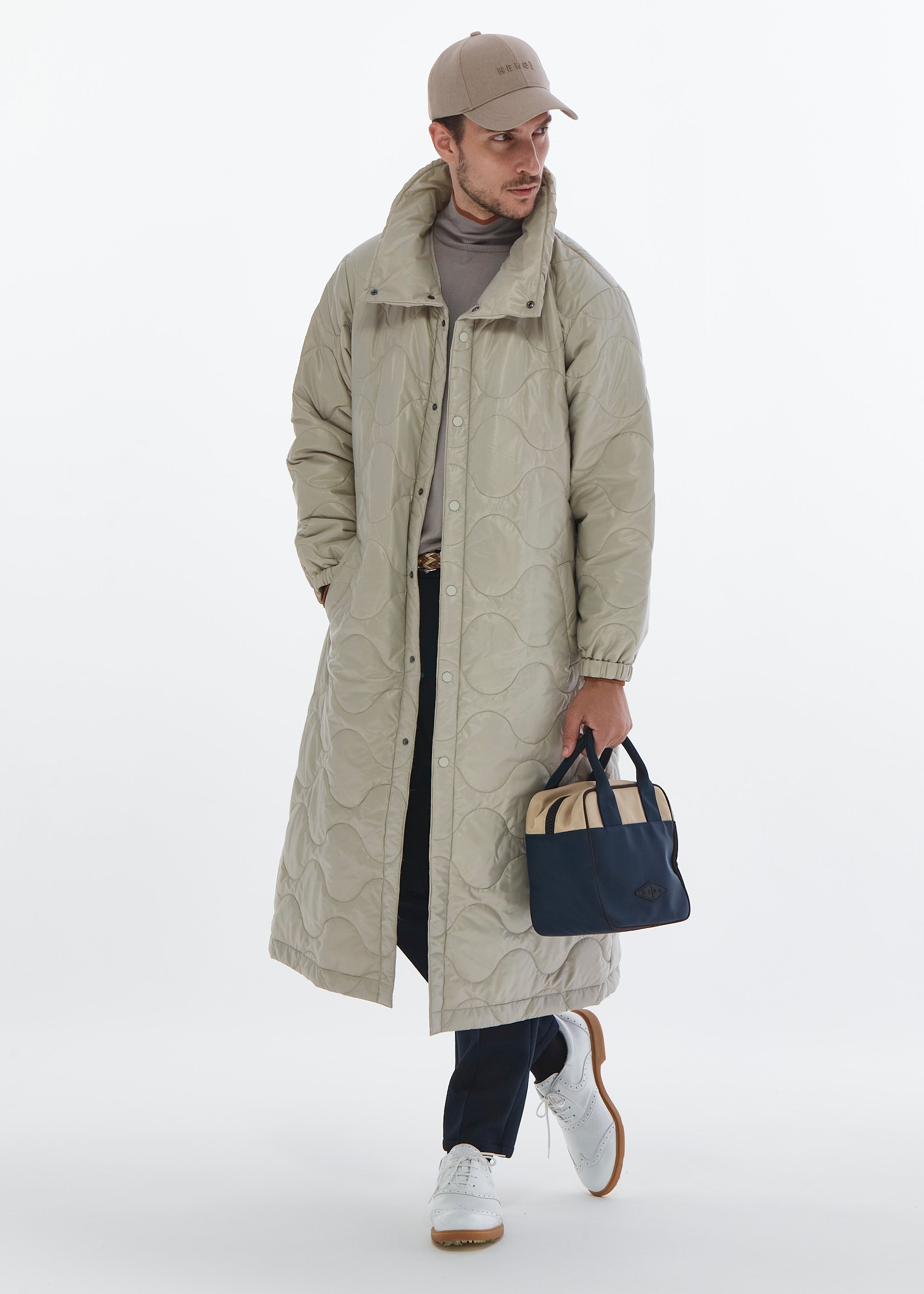 【NEW】キルティングシェルベンチコート・メンズ