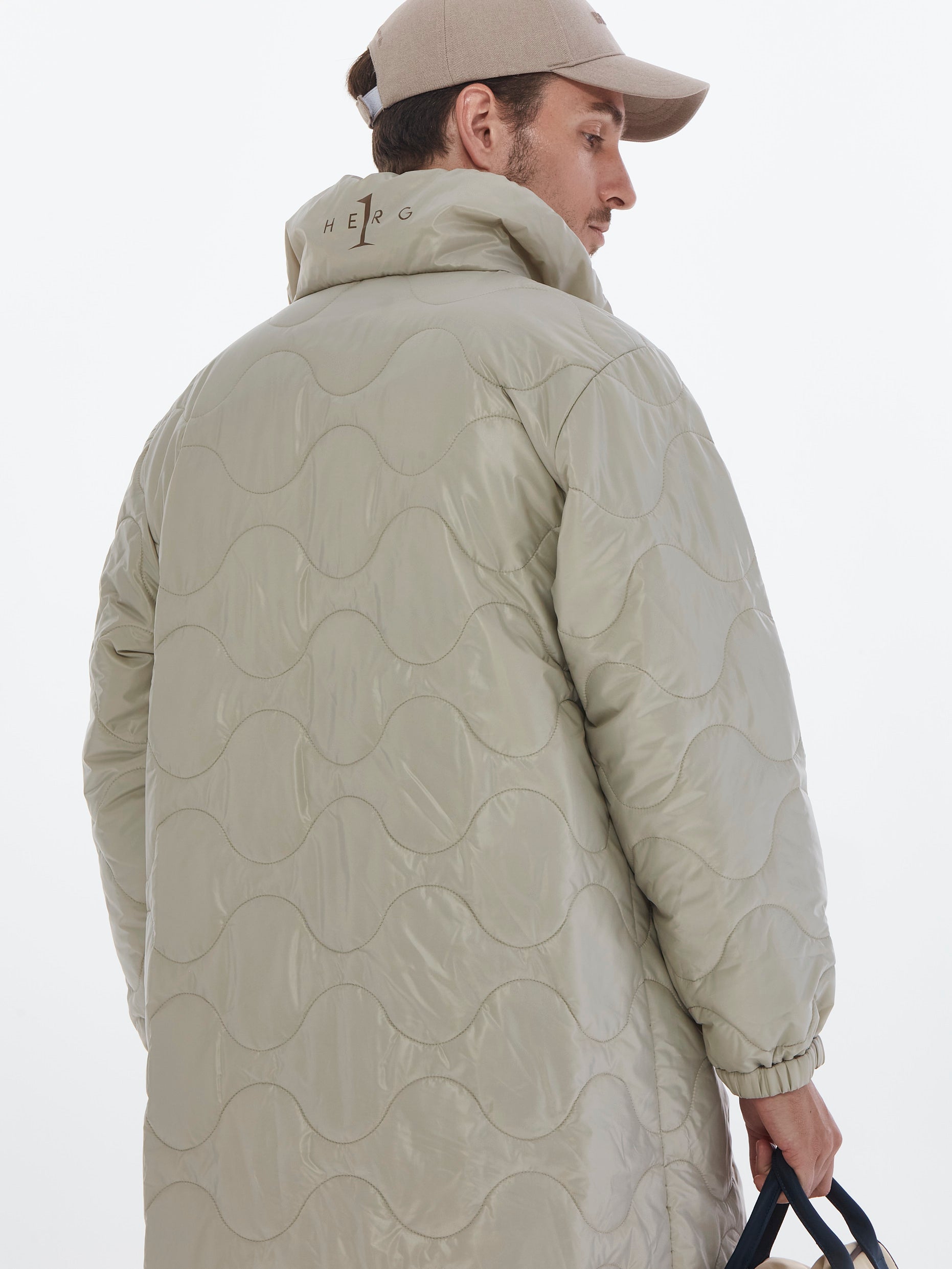 【NEW】キルティングシェルベンチコート・メンズ