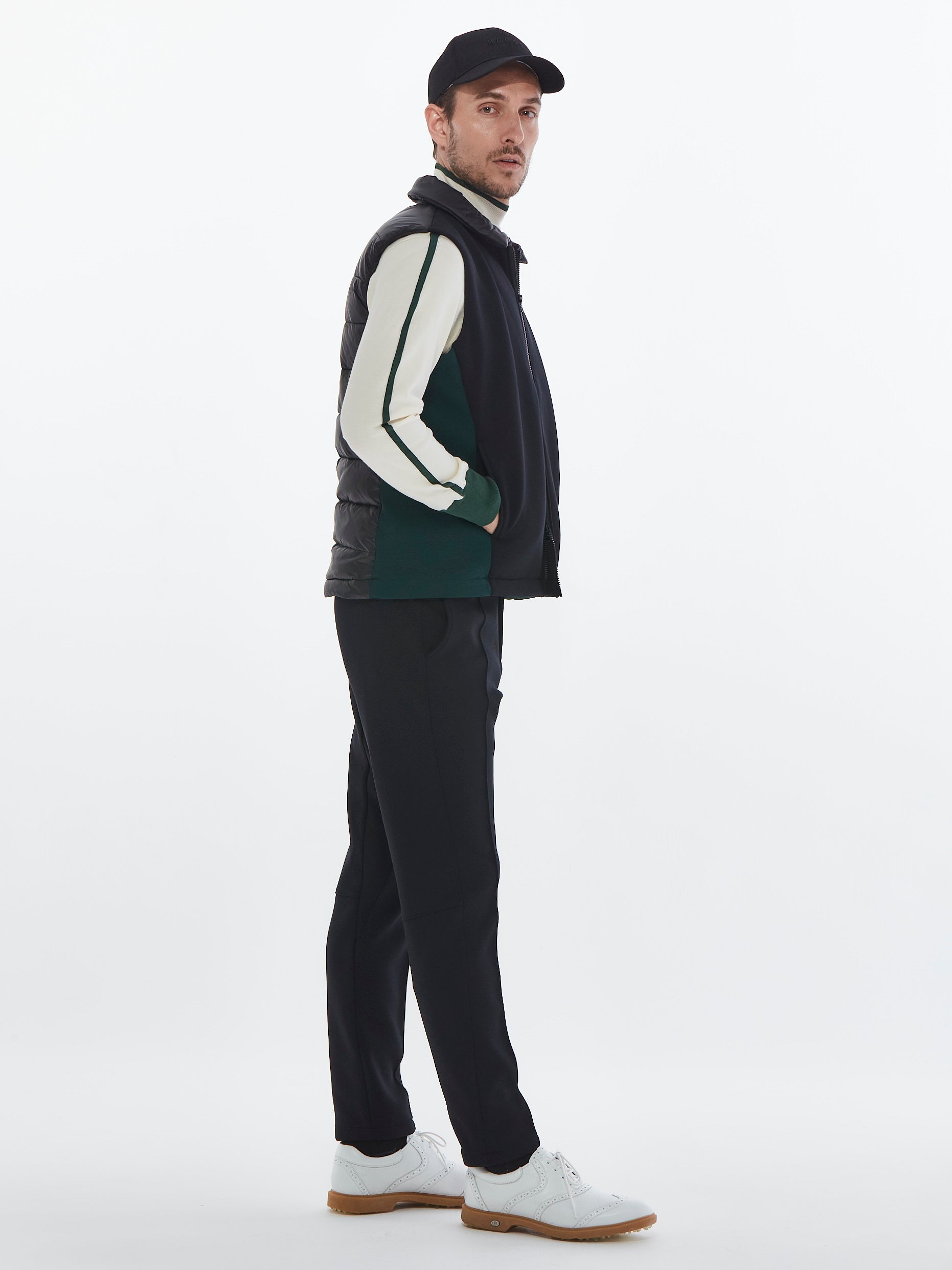 【NEW】ダブルニットパデッドベスト・メンズ