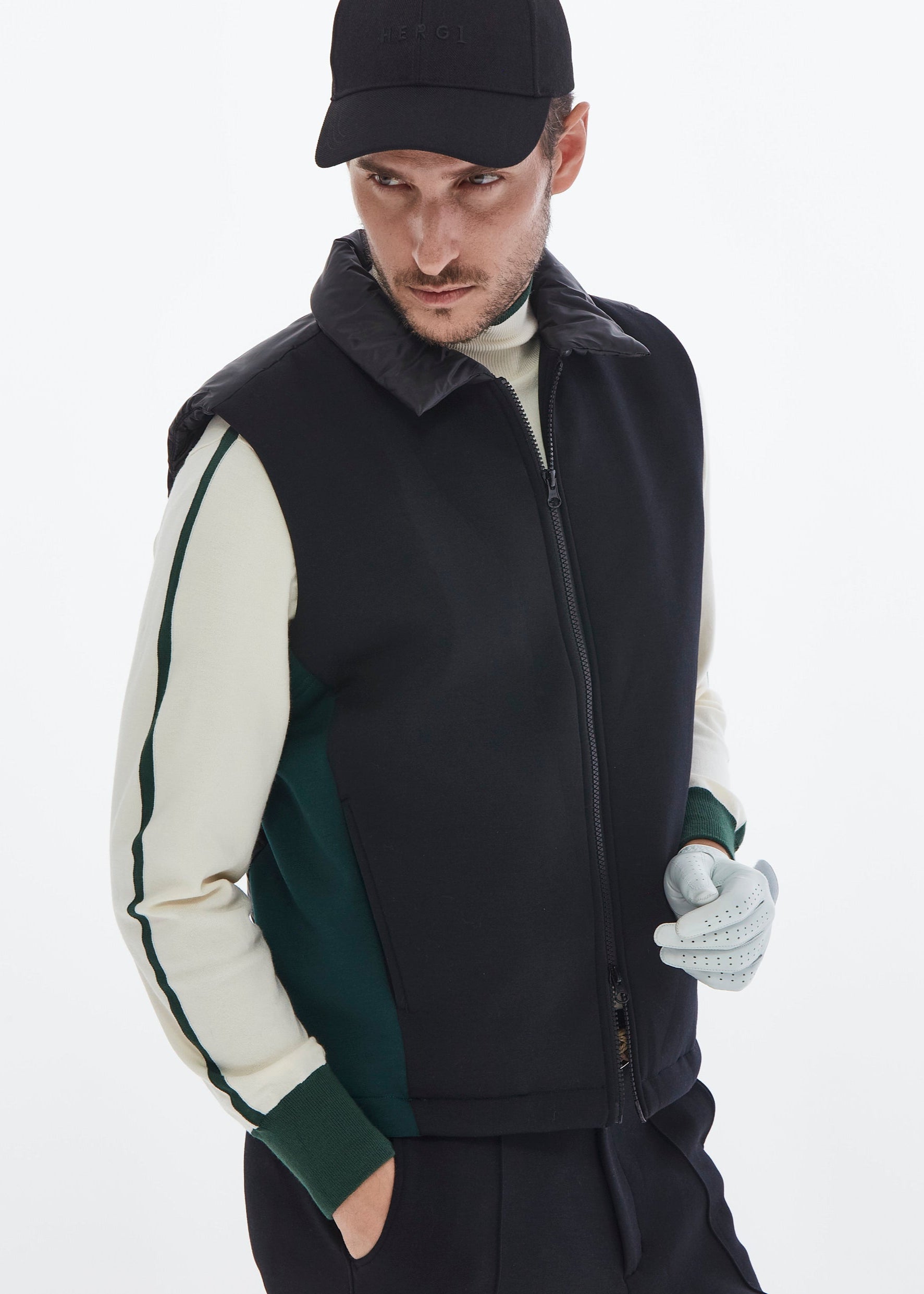 【NEW】ダブルニットパデッドベスト・メンズ