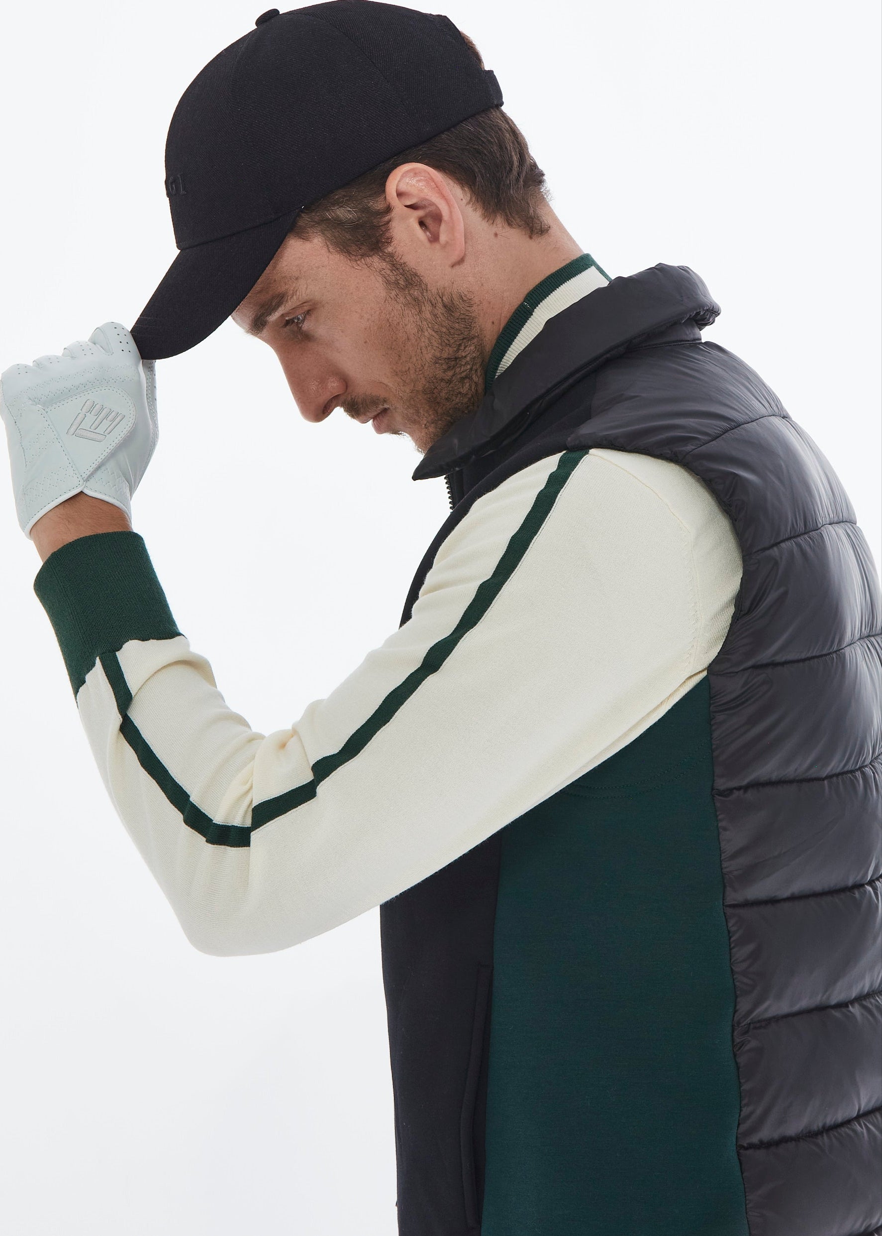 【NEW】ダブルニットパデッドベスト・メンズ