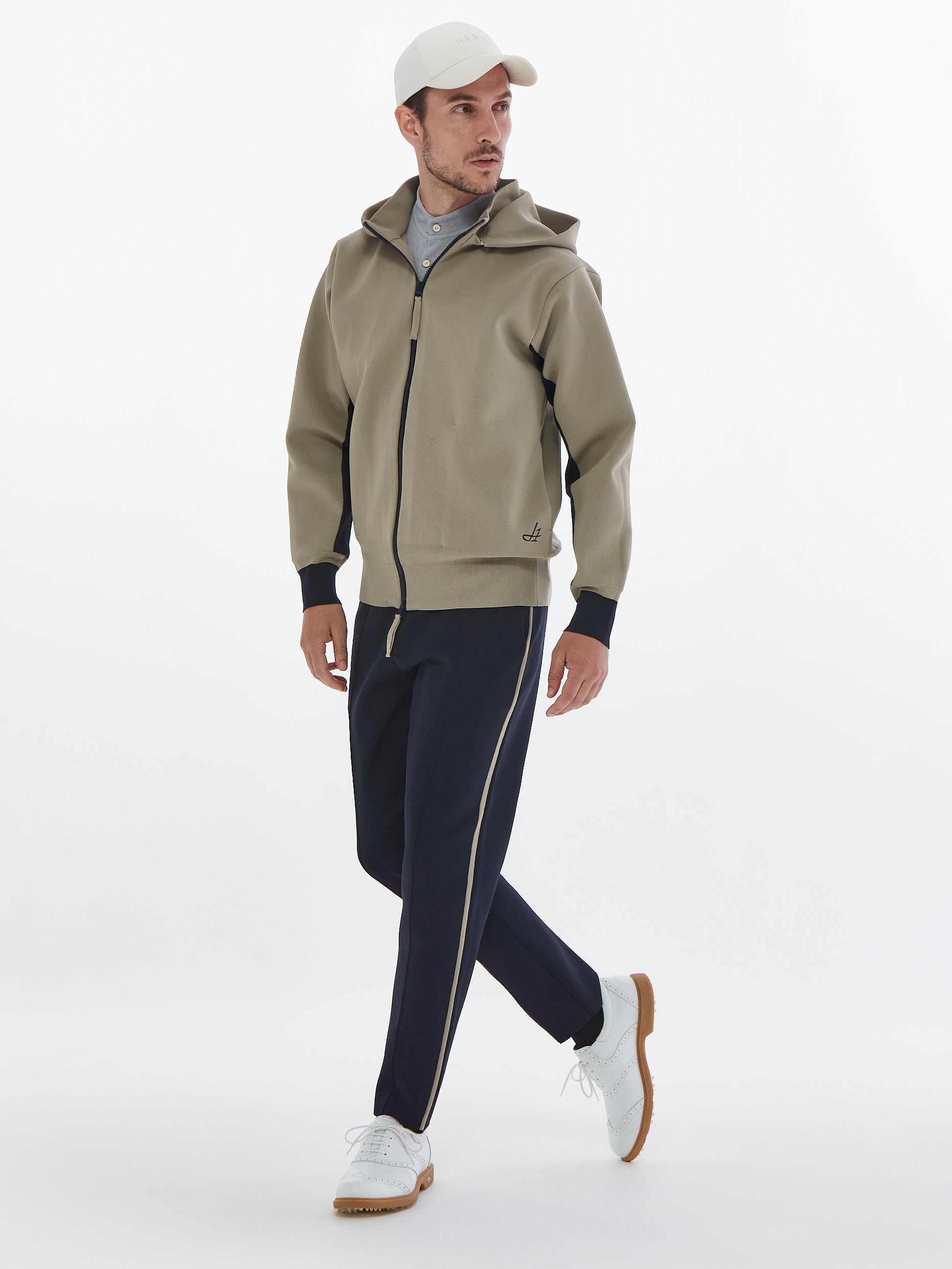 【NEW】ミラノリブニットブルゾン・メンズ