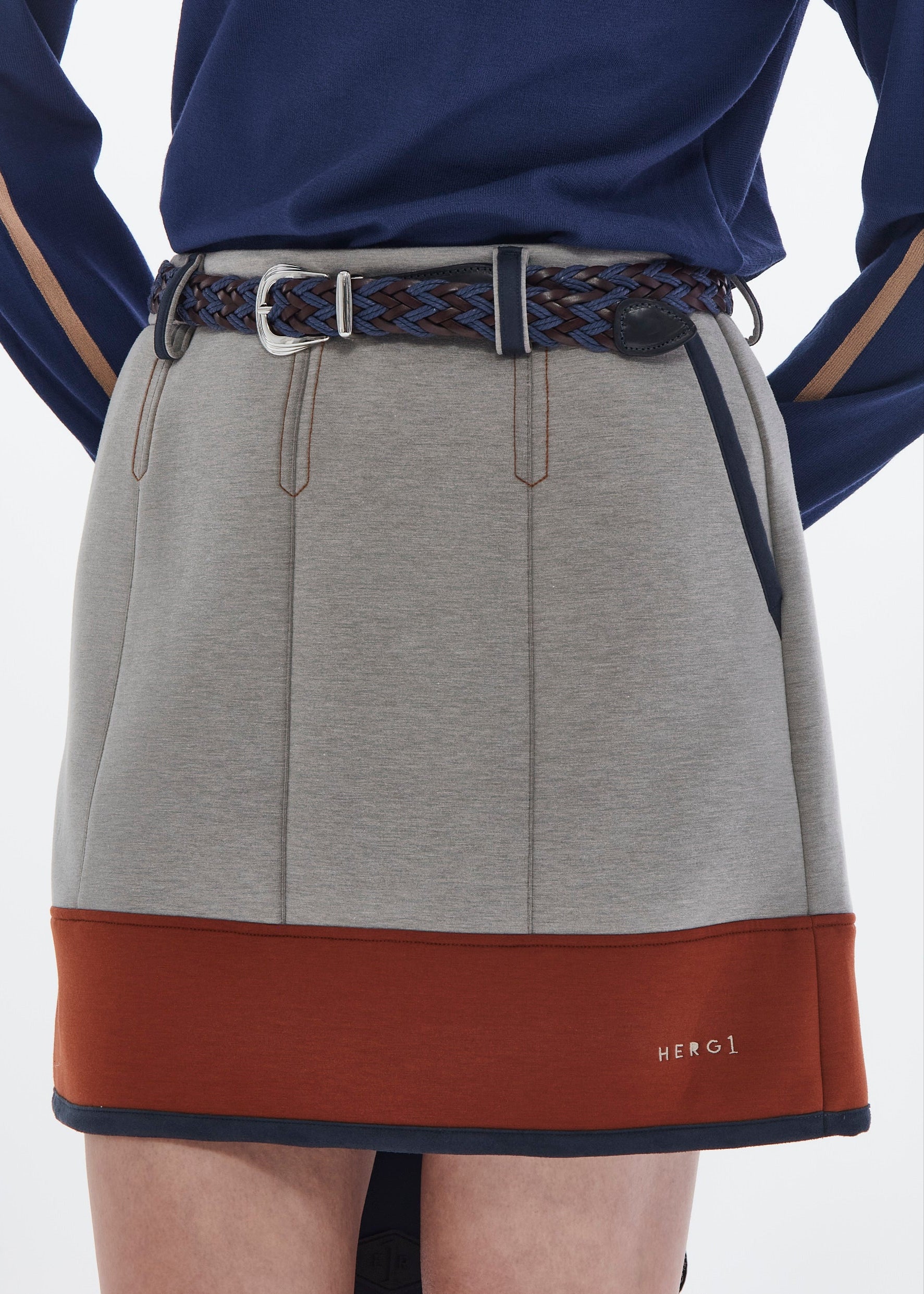 【NEW】ダブルニットマルチカラースカート