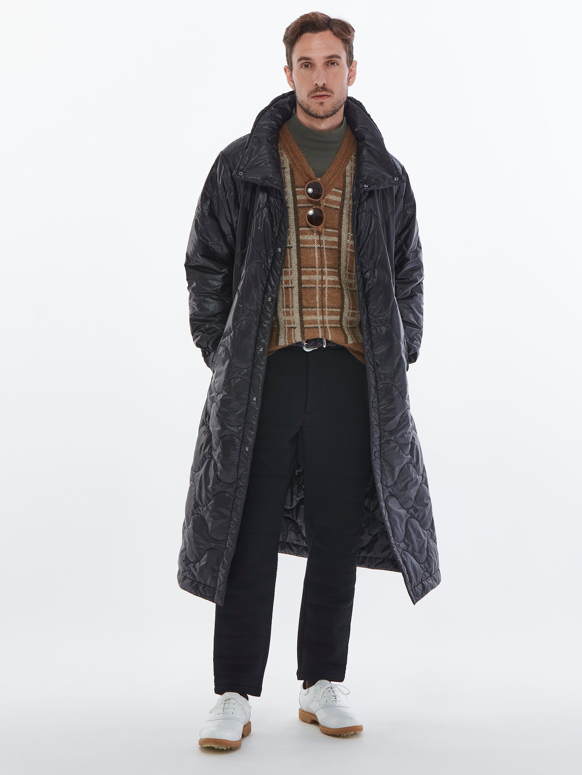 【NEW】キルティングシェルベンチコート・メンズ