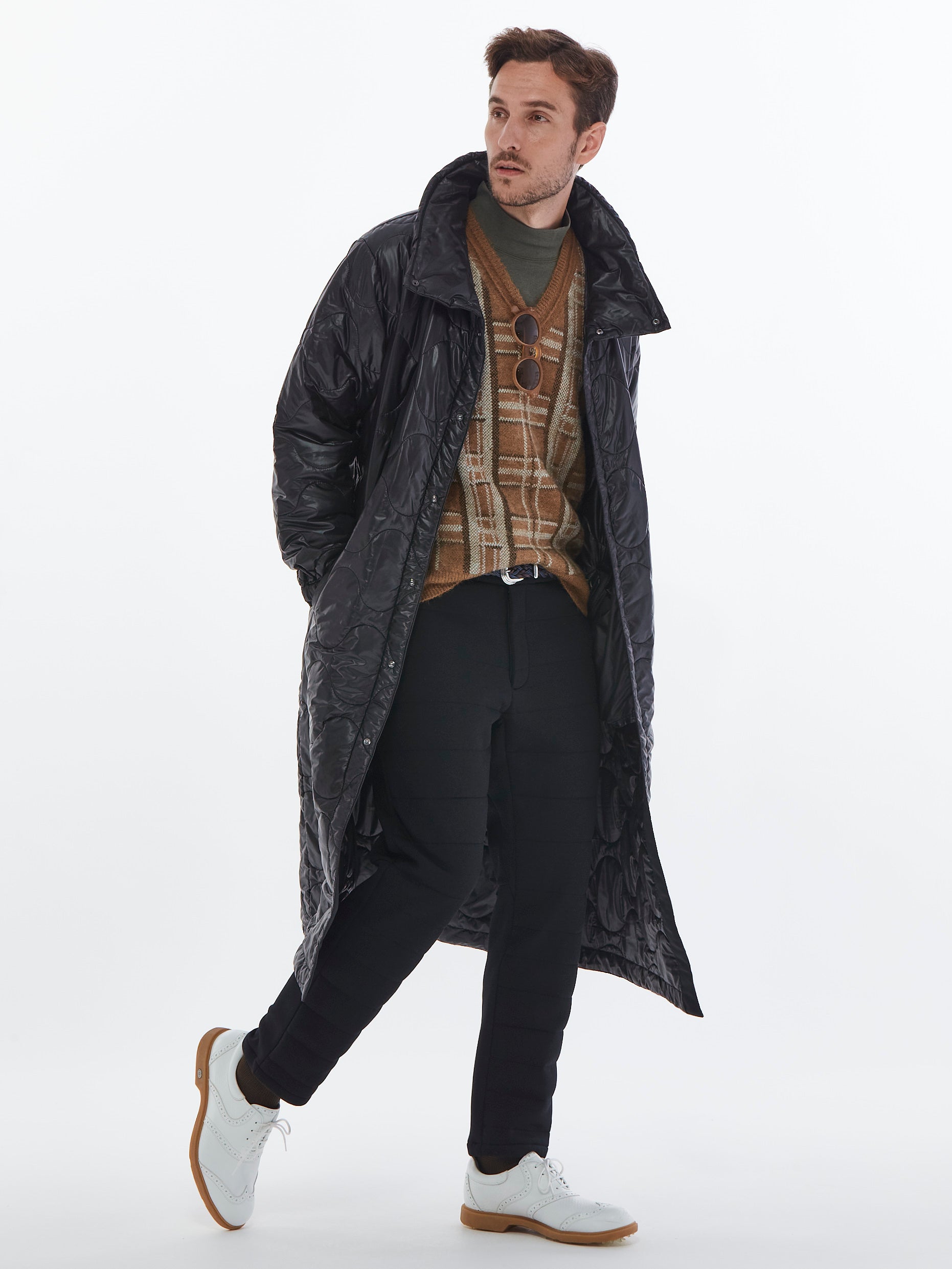 【NEW】キルティングシェルベンチコート・メンズ