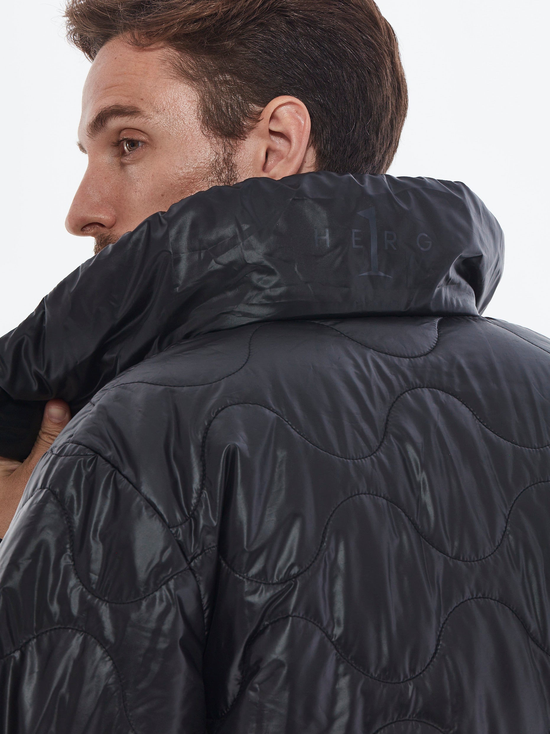 【NEW】キルティングシェルベンチコート・メンズ