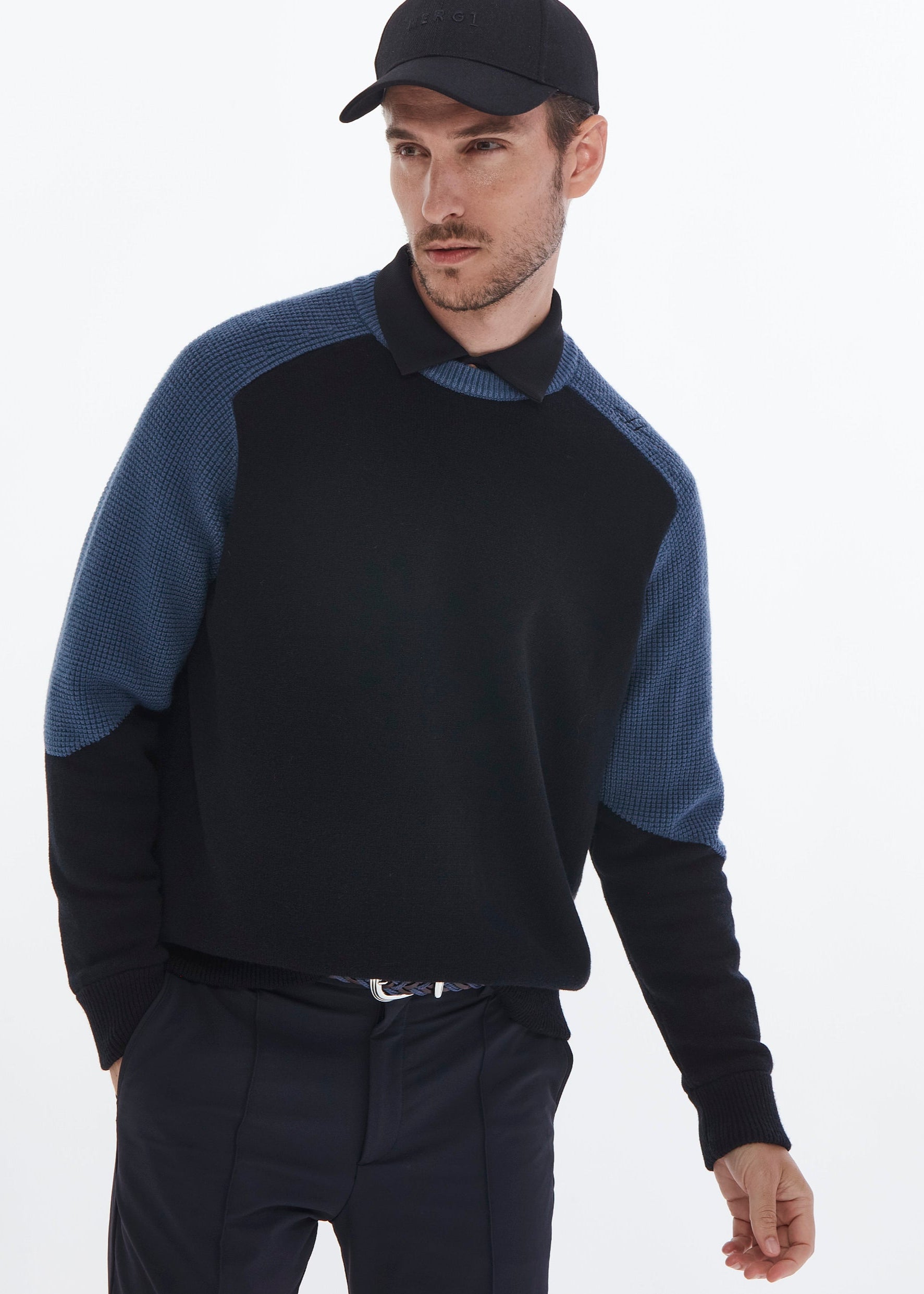 【NEW】ワッフルウィンドプルーフセーター・メンズ