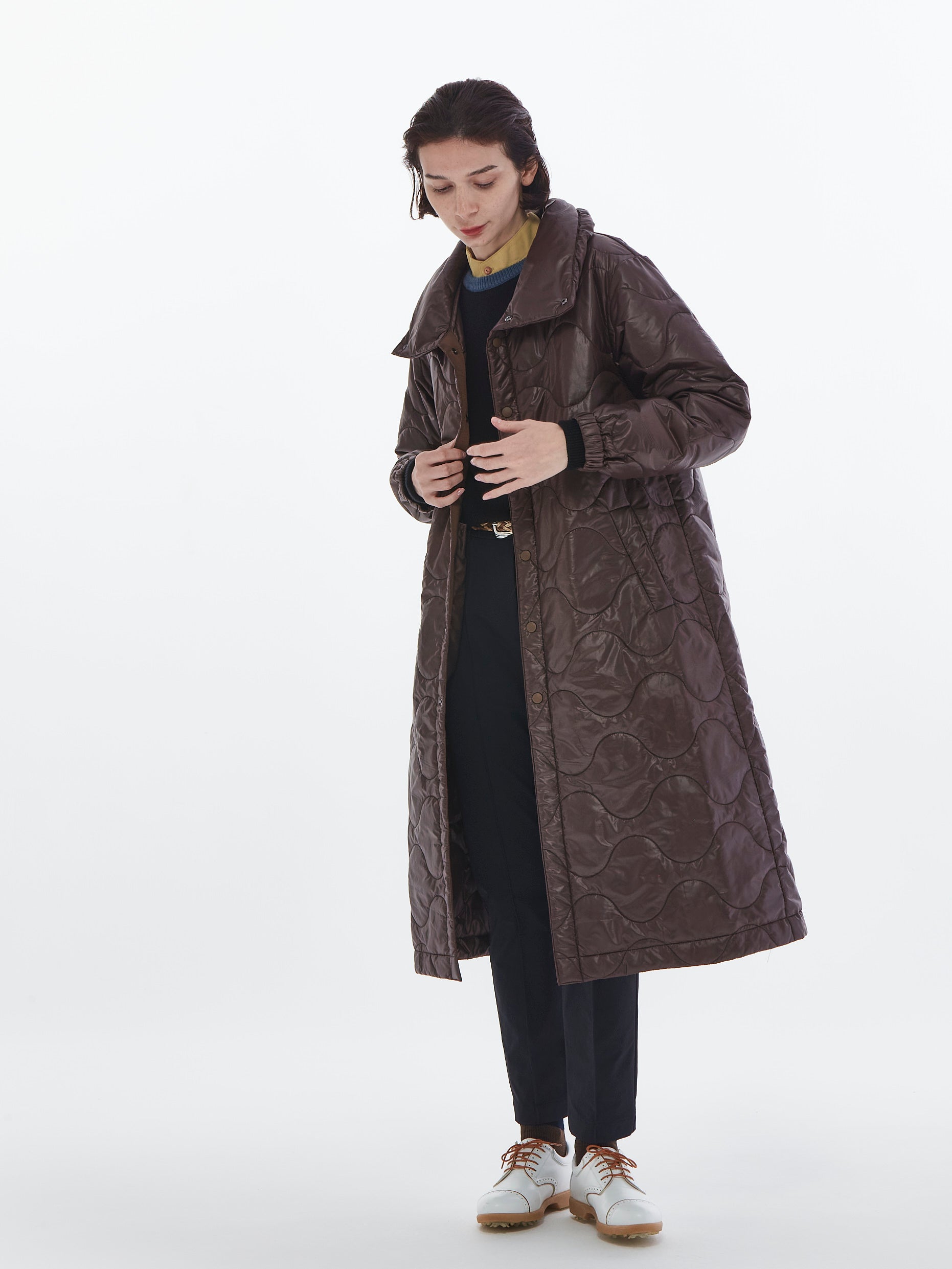 【NEW】キルティングシェルベンチコート・ウィメンズ