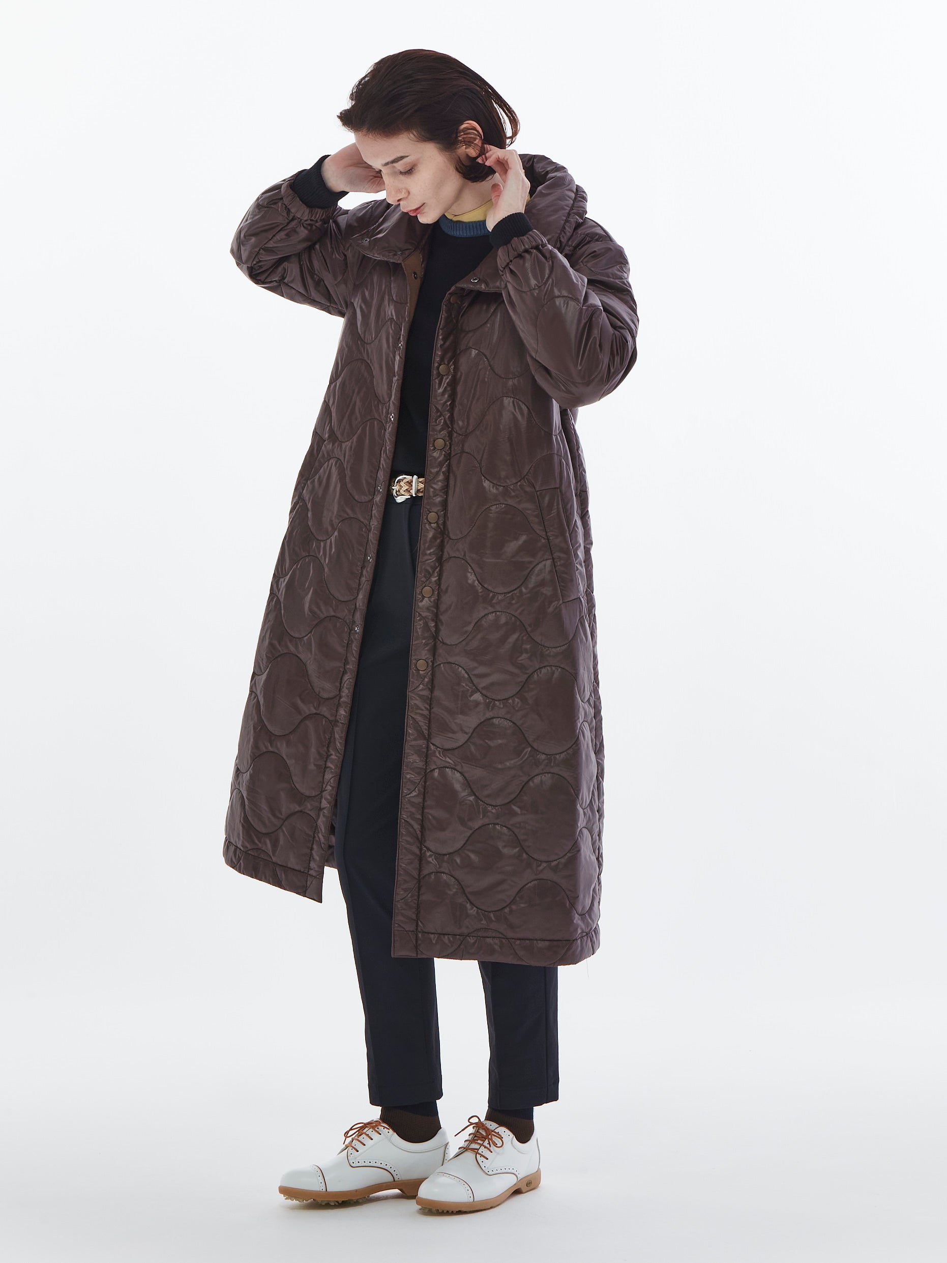 【NEW】キルティングシェルベンチコート・ウィメンズ