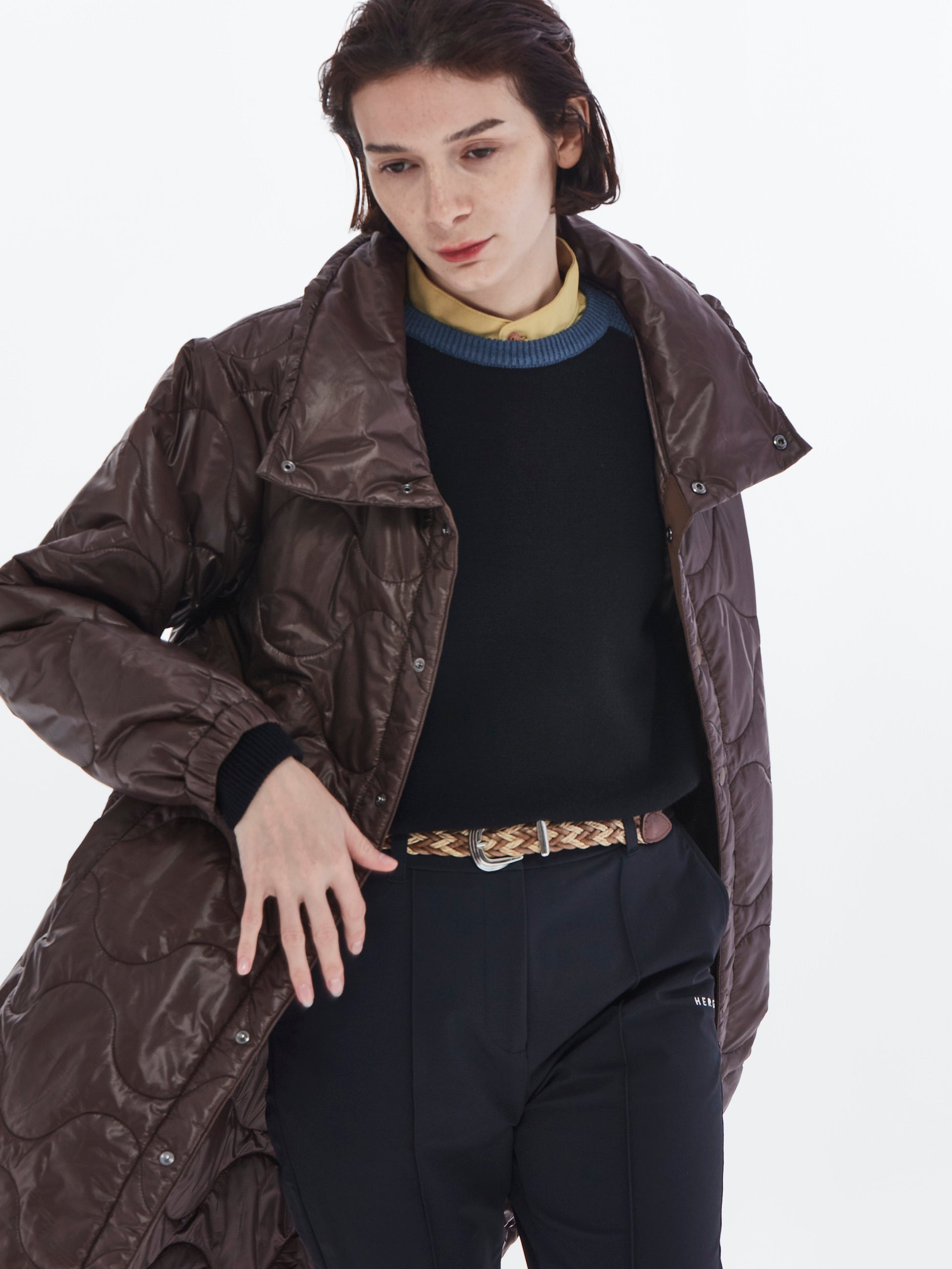 キルティングシェルベンチコート・ウィメンズ