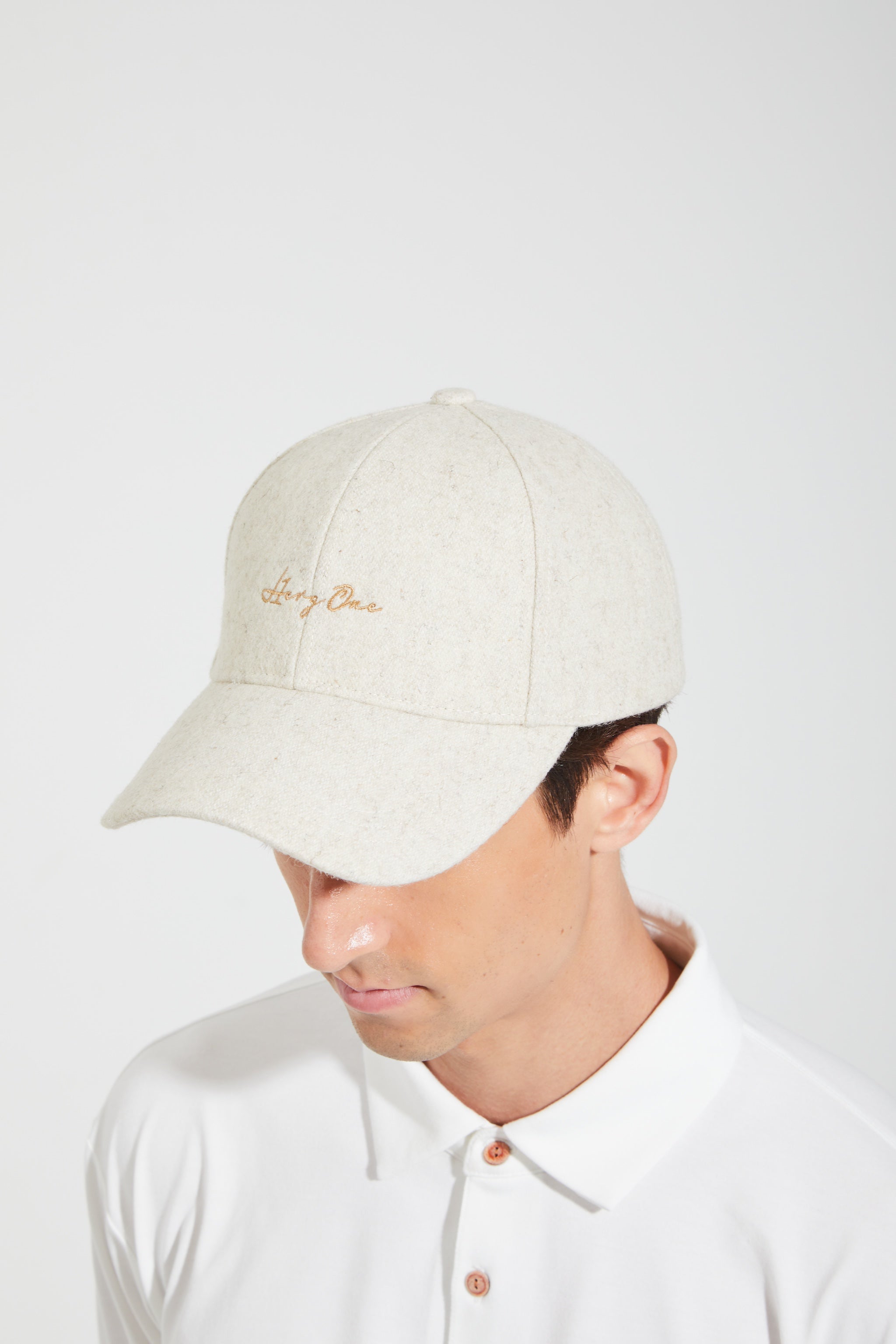 WOOL/PE 6PANEL CAP