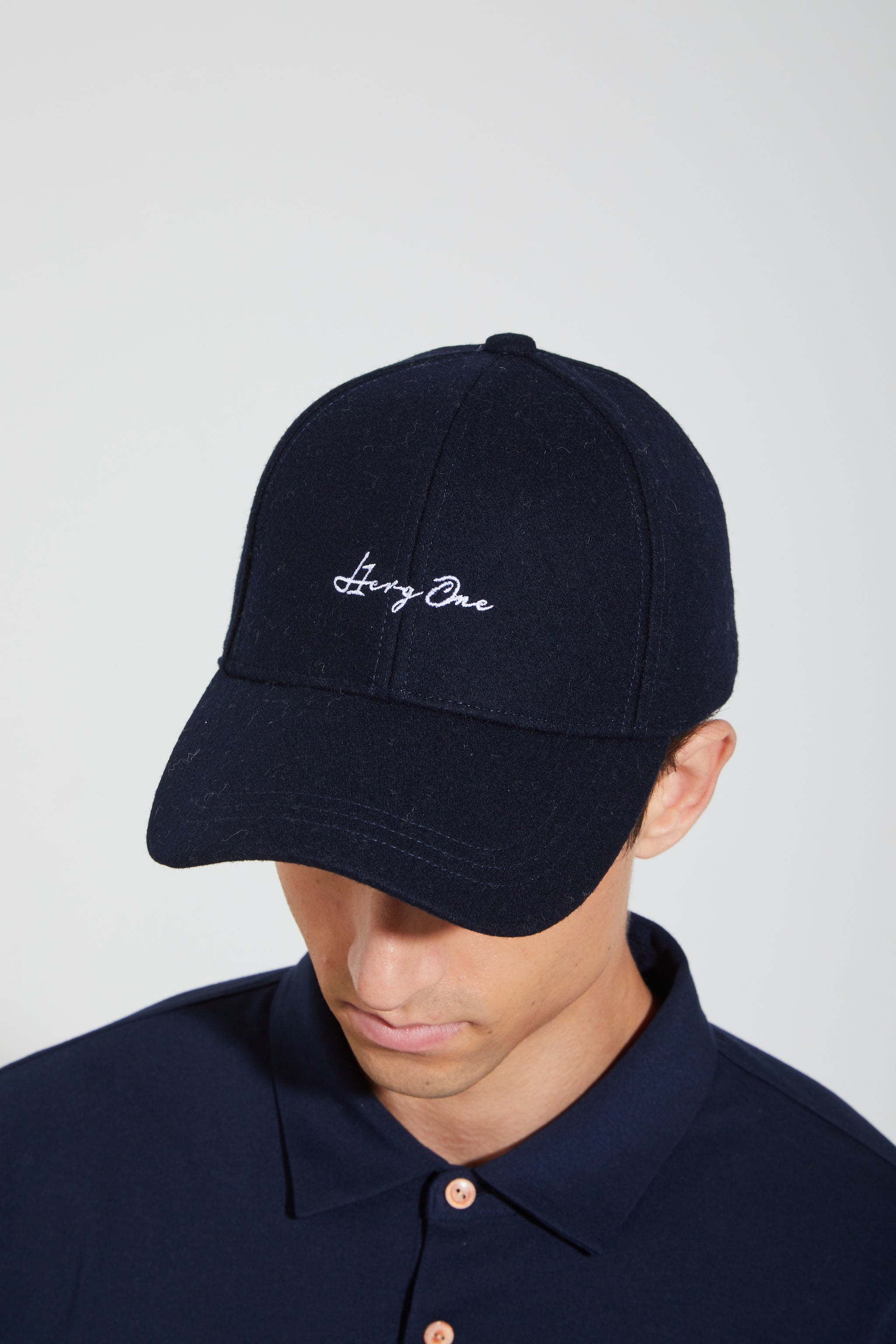 WOOL/PE 6PANEL CAP