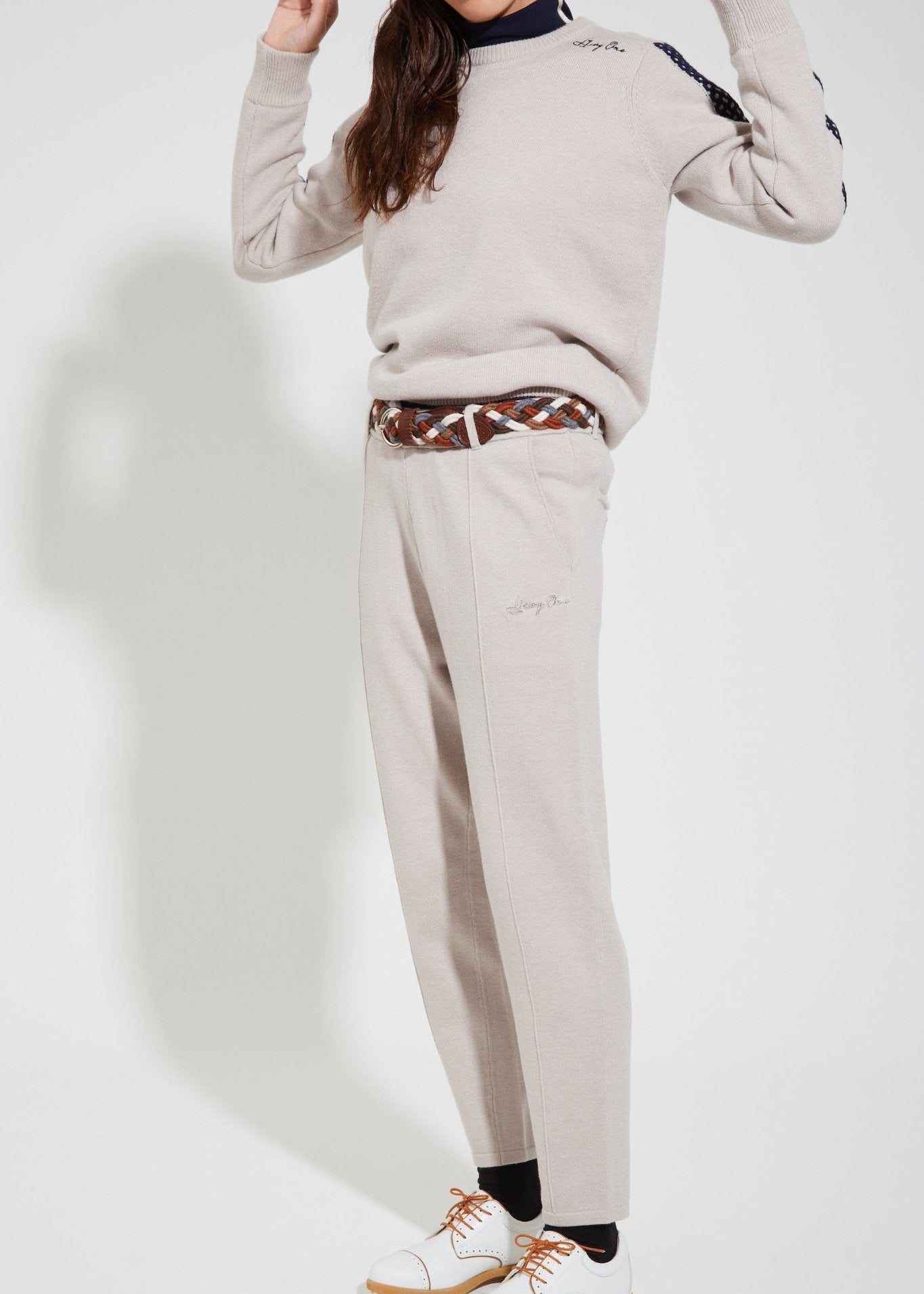 ニットセンタープリーツパンツ・ウィメンズ