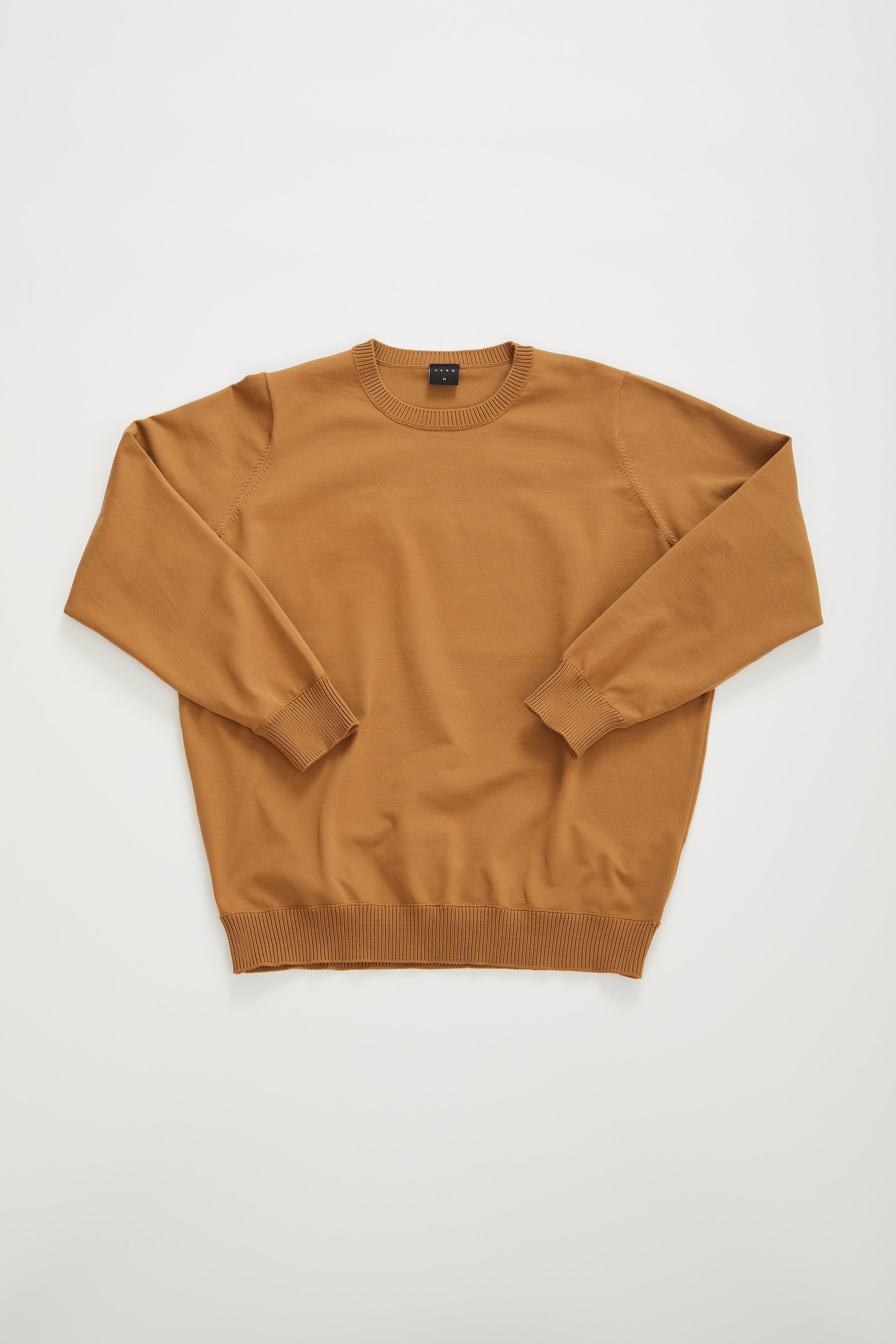 バッククロシェ編みニット・メンズ