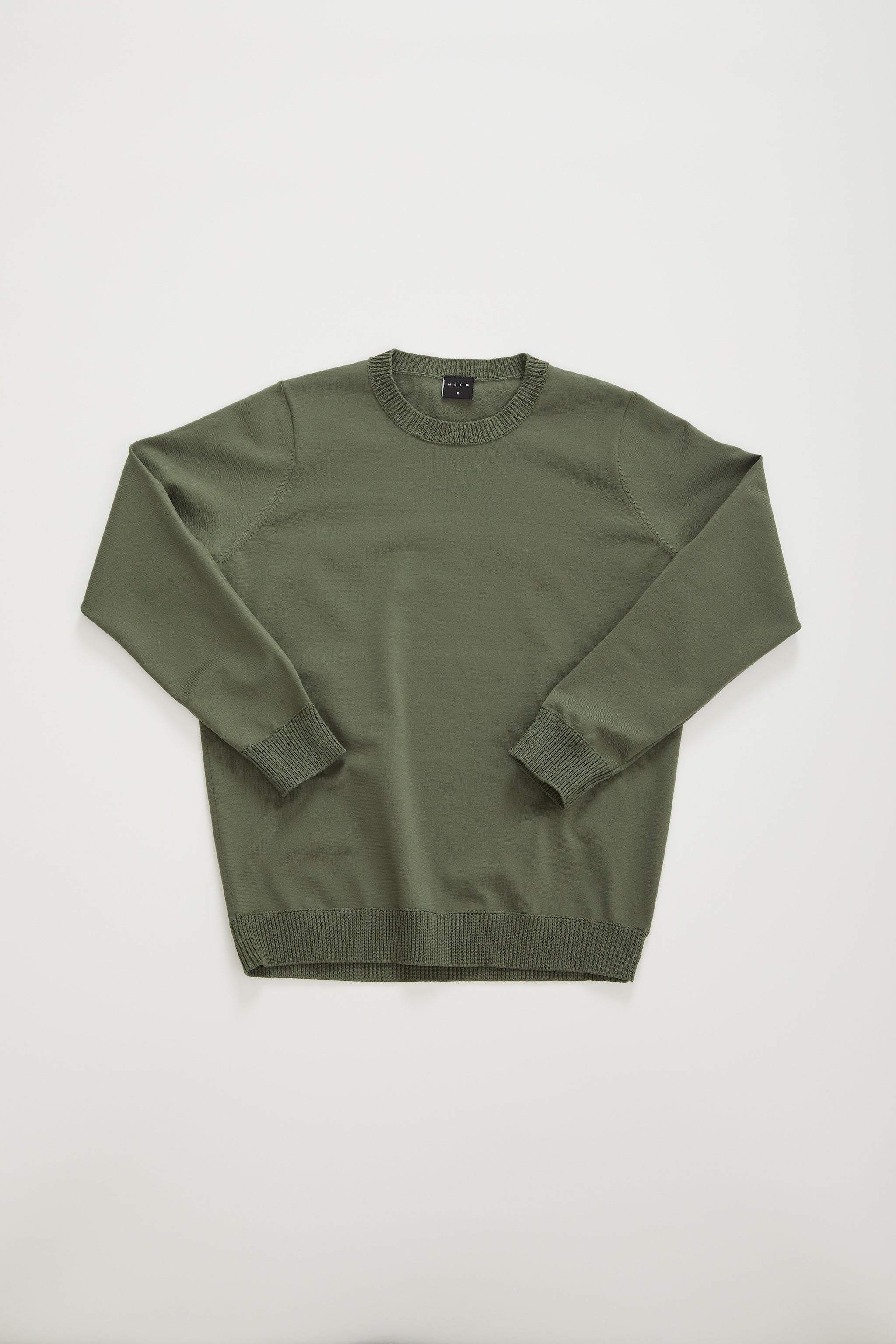 バッククロシェ編みニット・メンズ