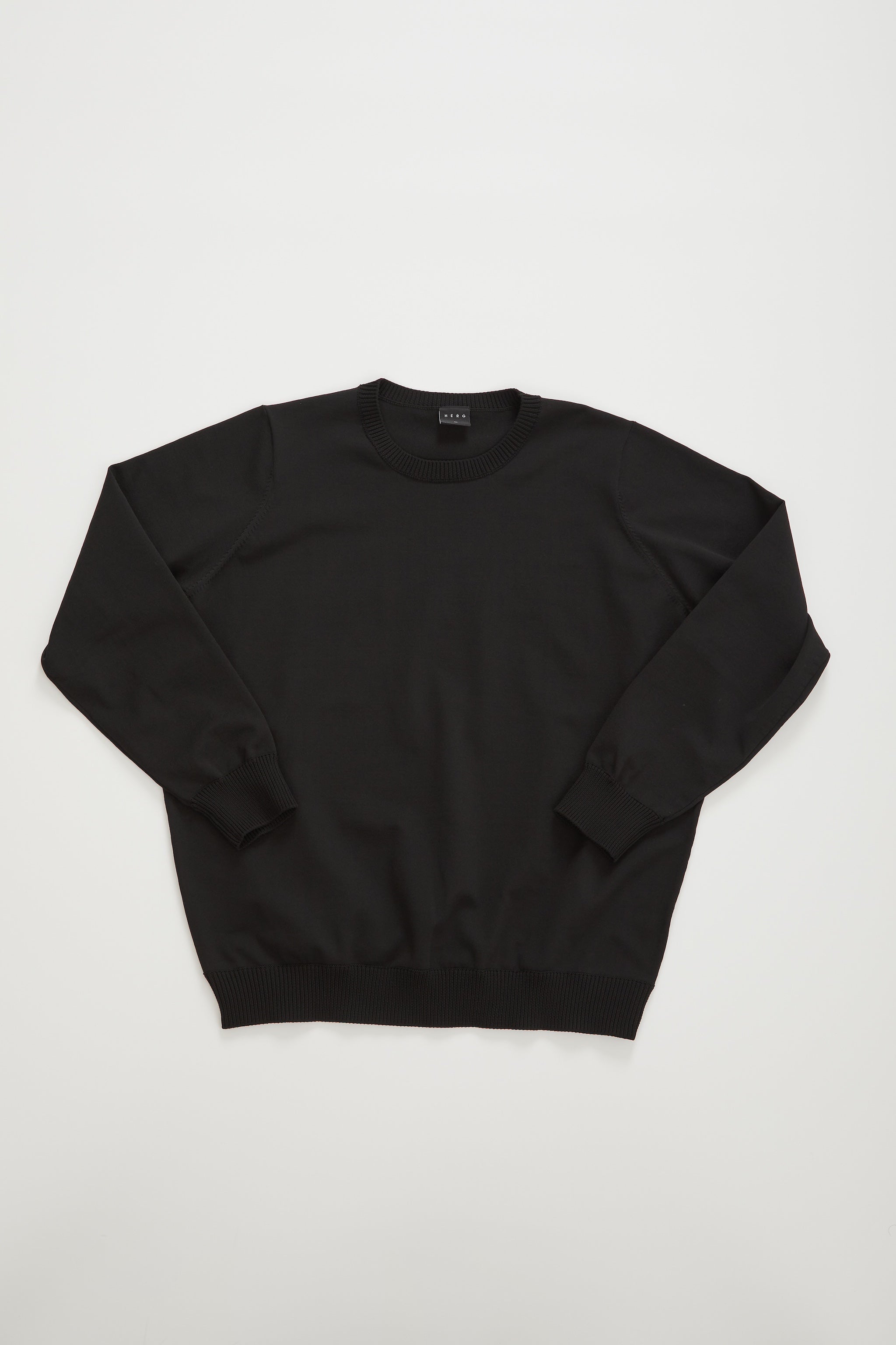 バッククロシェ編みニット・メンズ