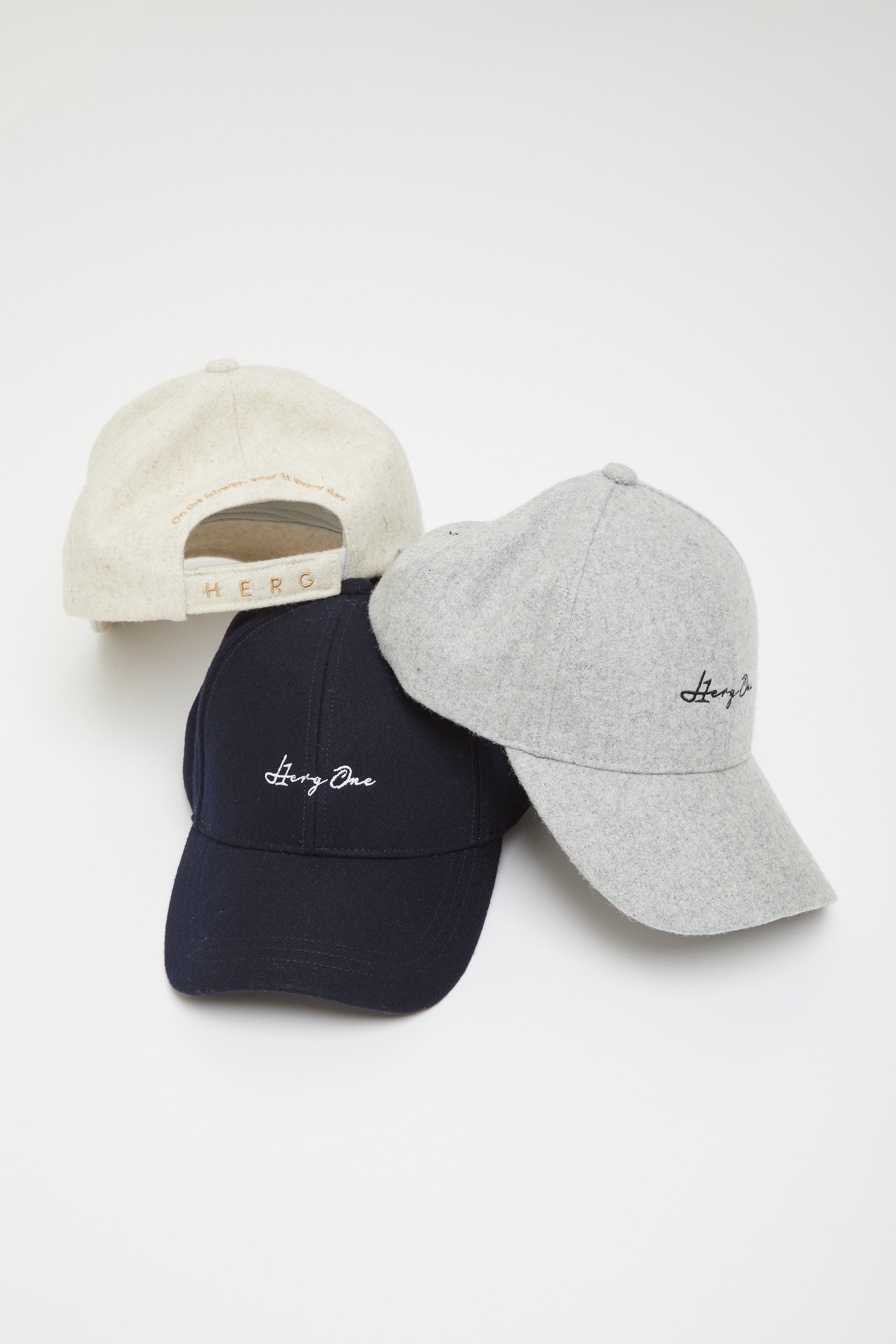 WOOL/PE 6PANEL CAP