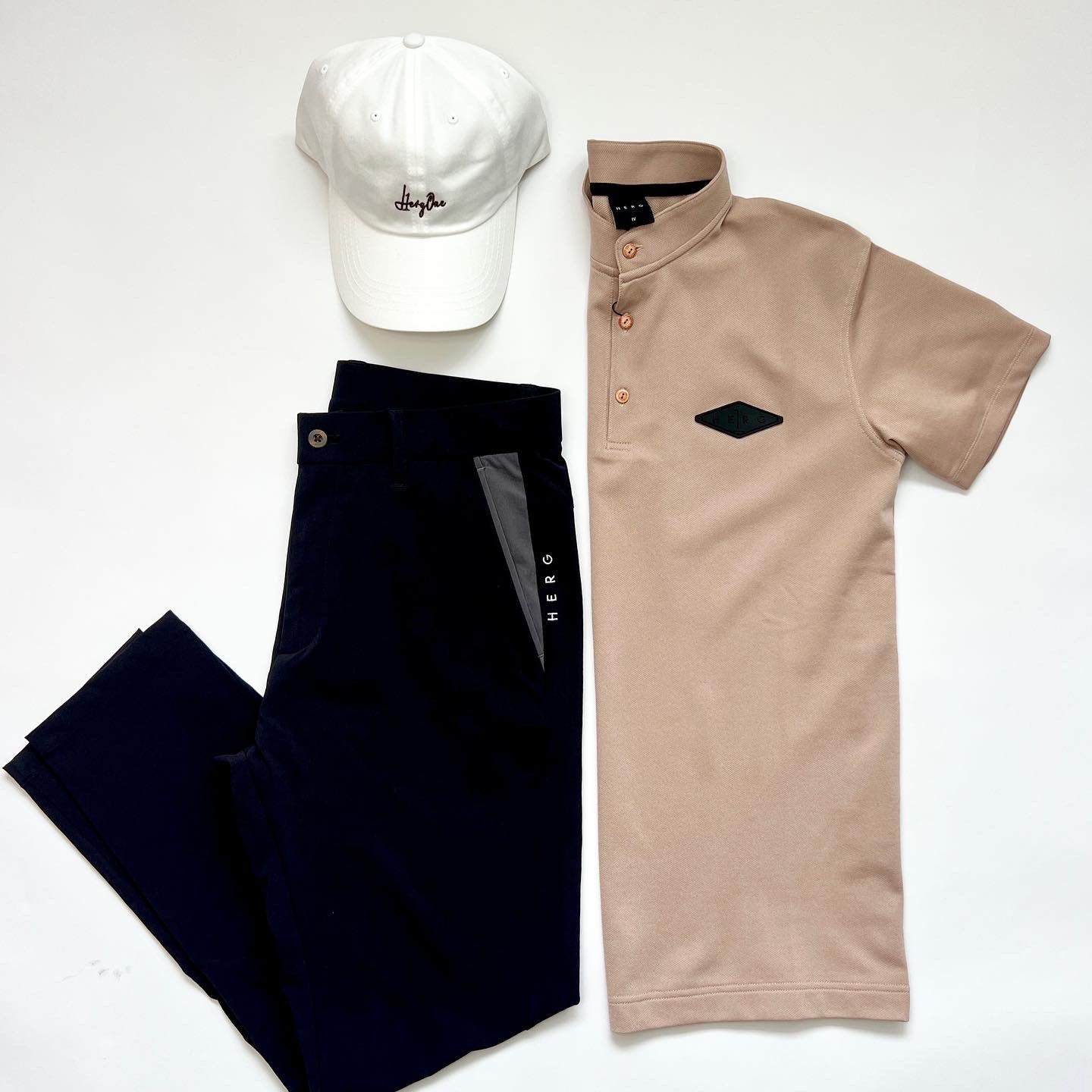 STAND COLLOR POLO-スタンドカラーポロ メンズ