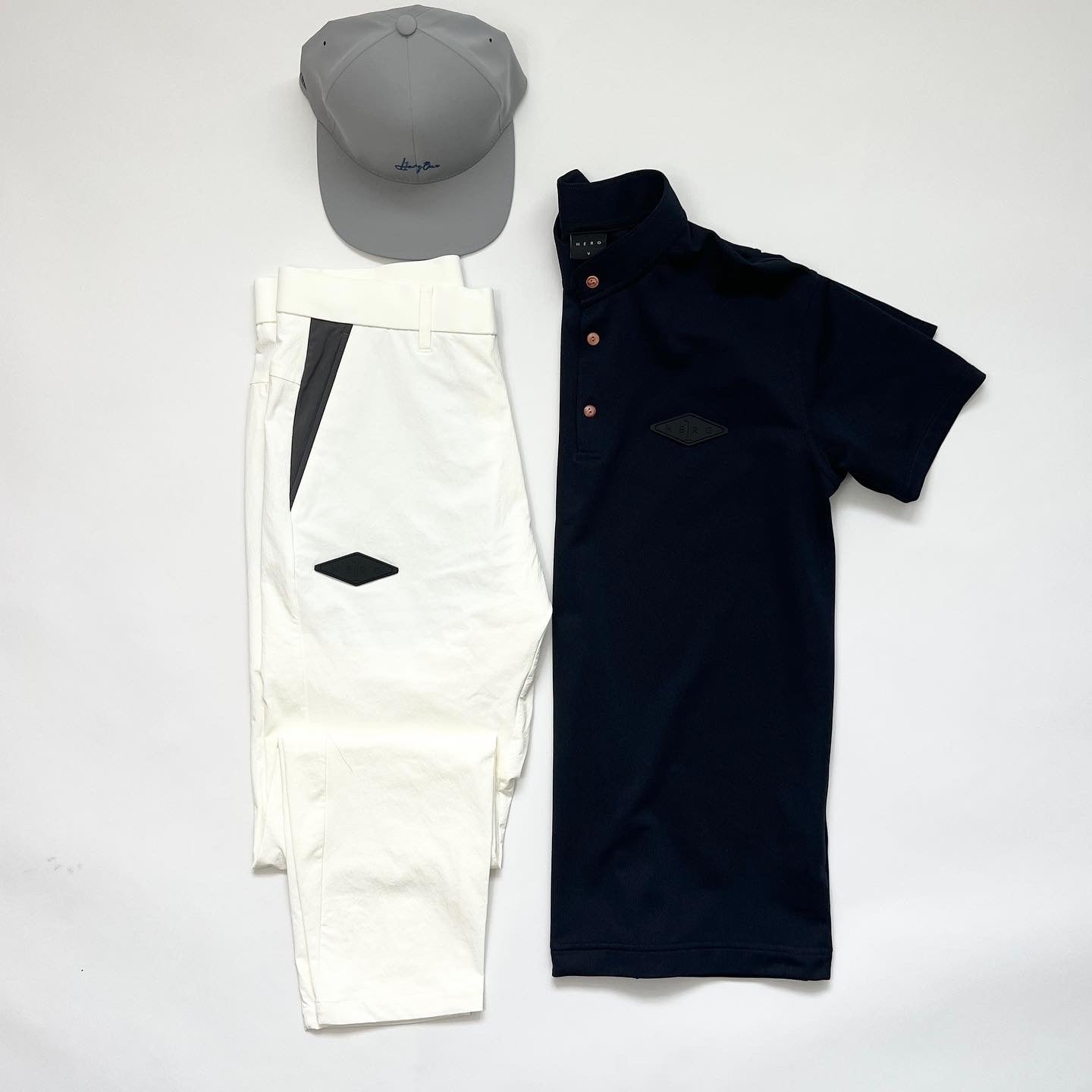 STAND COLLOR POLO-スタンドカラーポロ メンズ