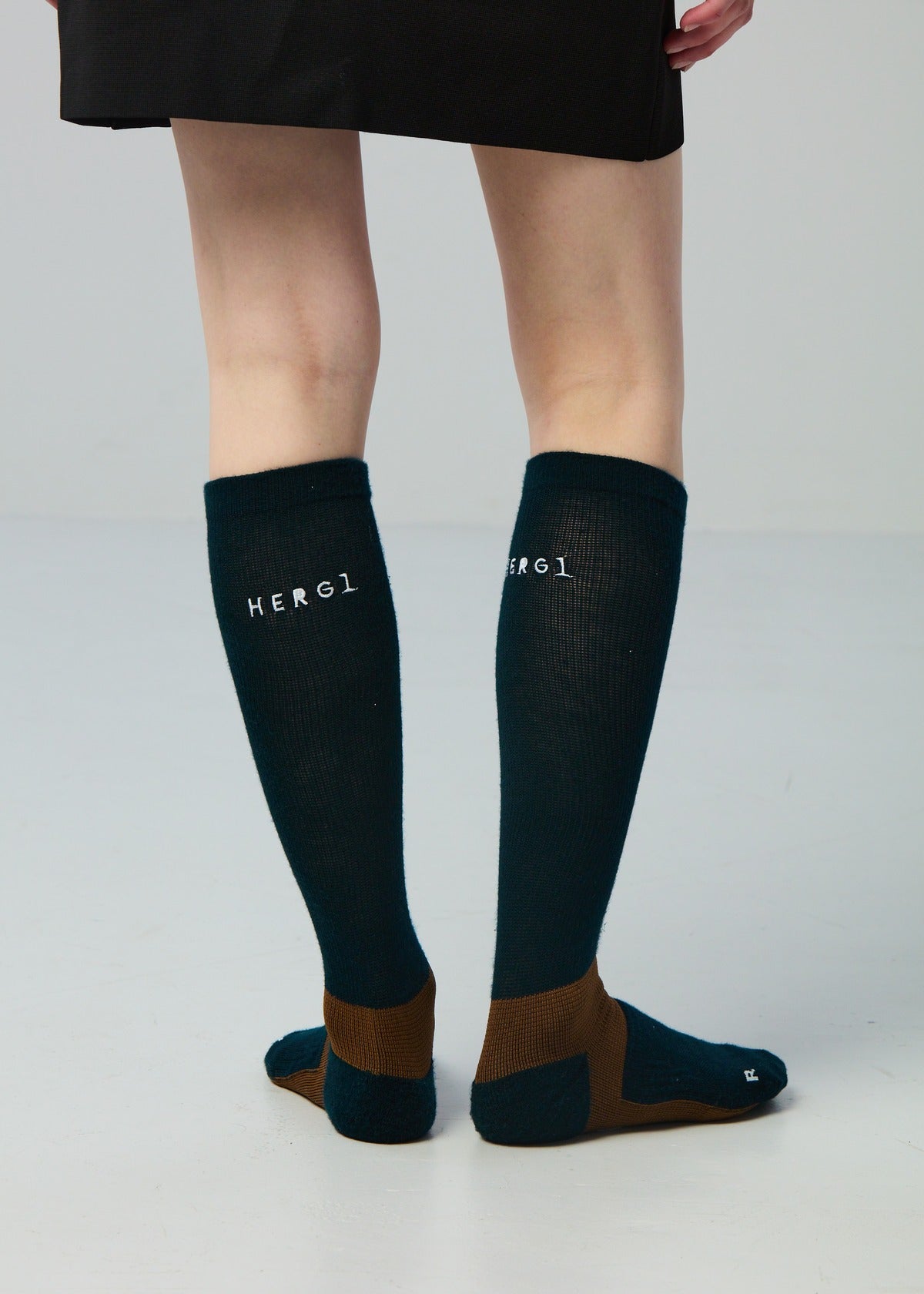 【NEW】ロングソックス Green&Black