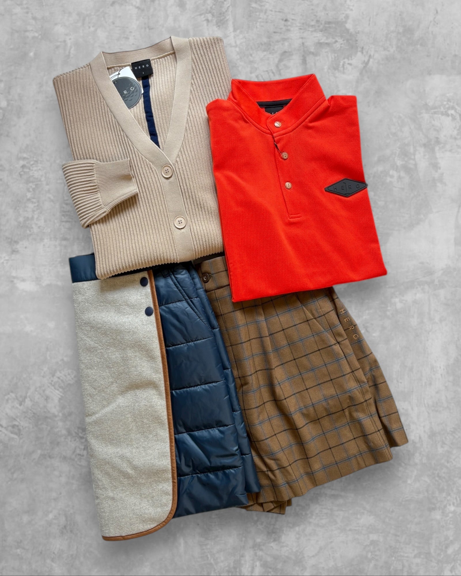 ※限定1点【サイズ1】HERG1おすすめカーデスタイル セットB