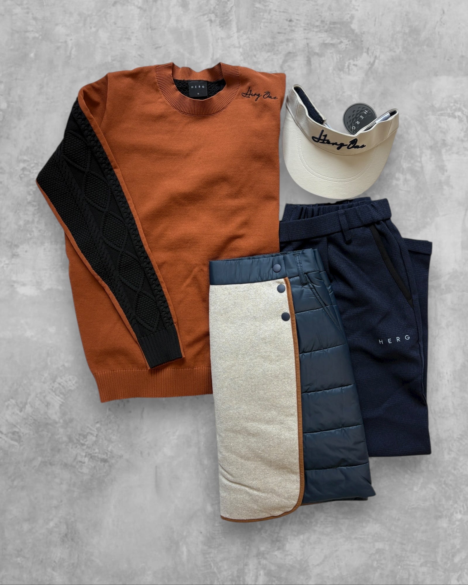 ※限定1点【サイズ2】パンツ派の方もトライ!暖かスカートコーデセット