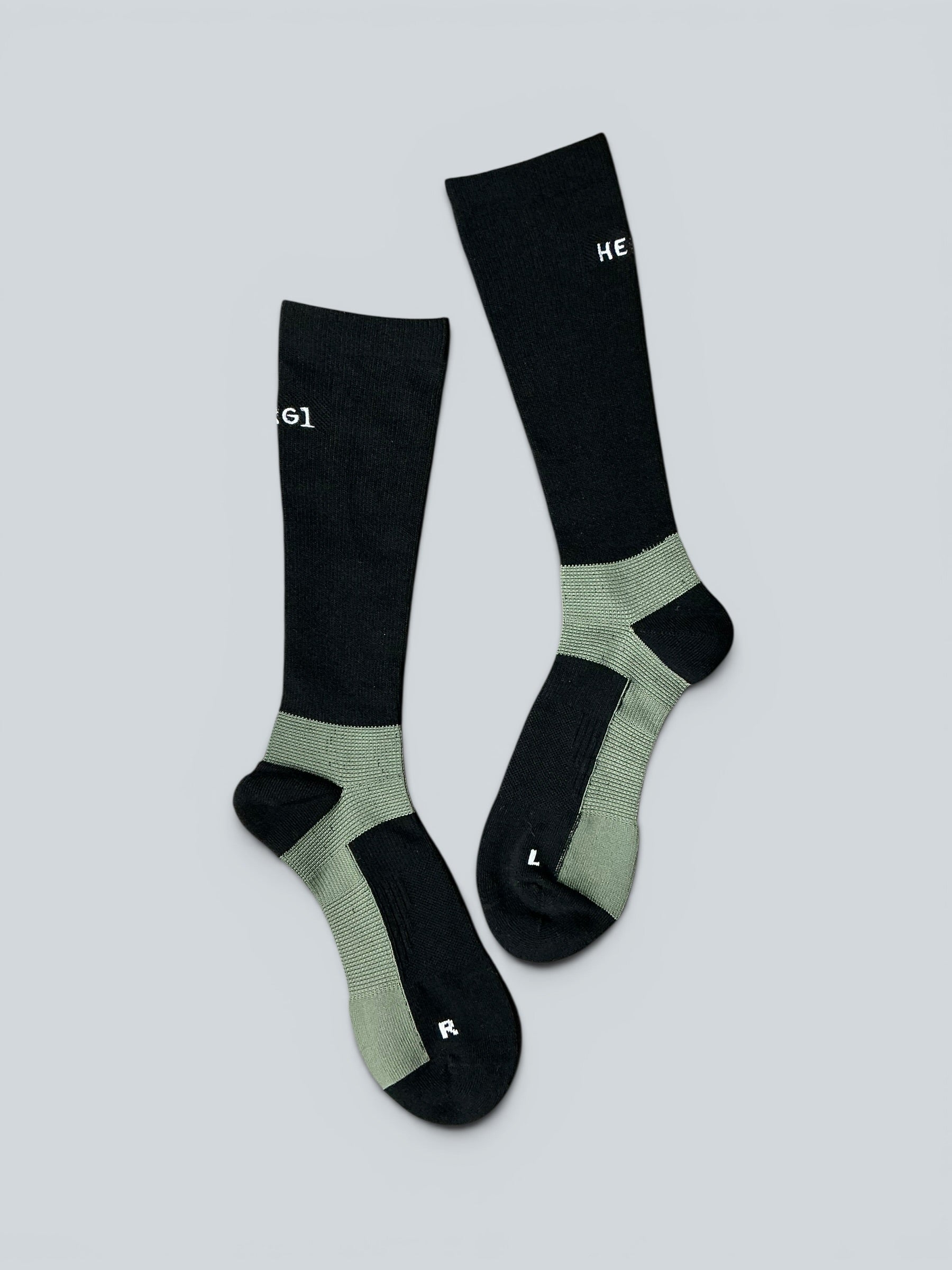 【NEW】ロングソックス Green&Black