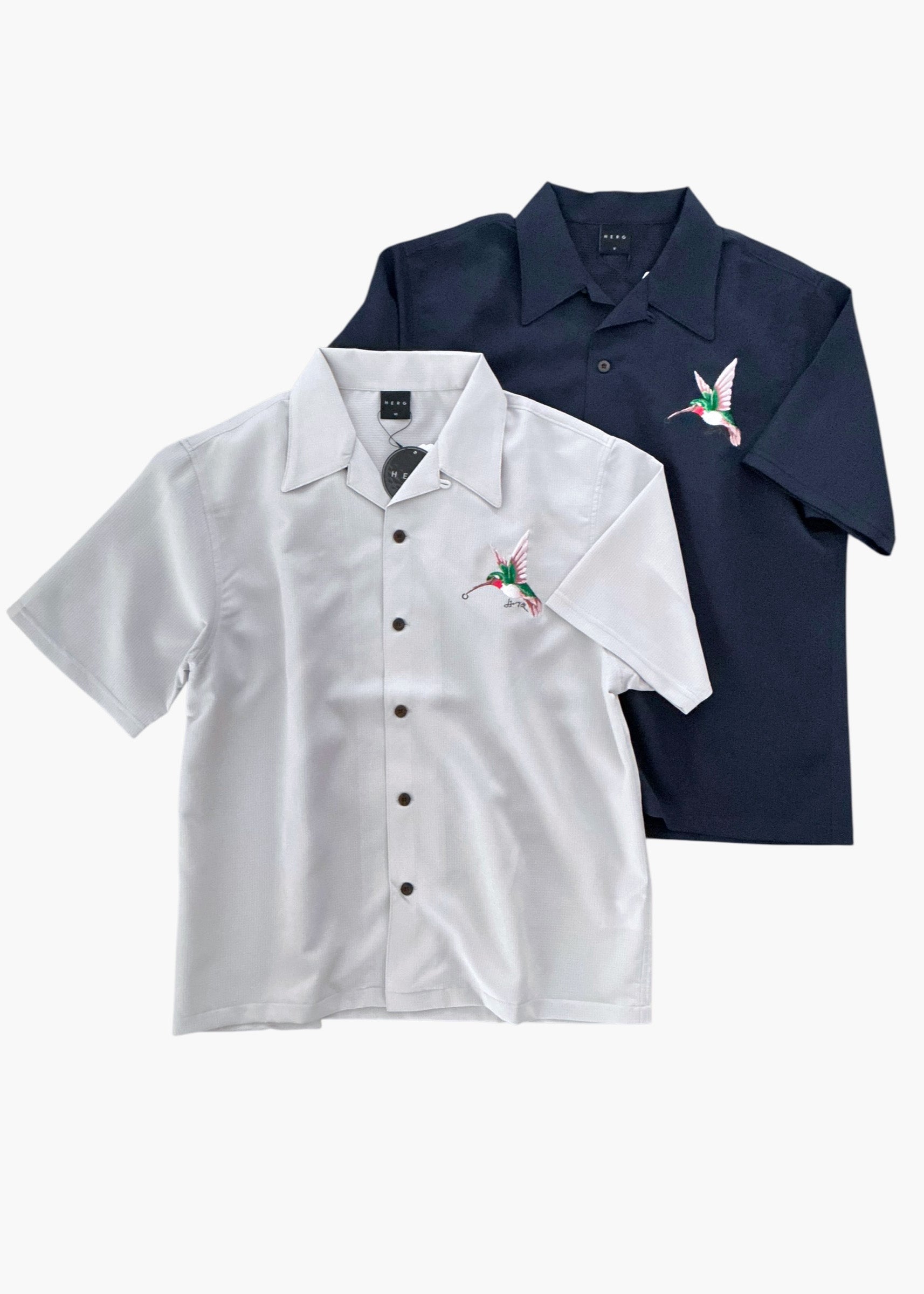 herg1 エルグワンunisex BIRDY SHIRT-DOD AIRシャツ UNISEX】BIRDY SHIRT-DOD AIR
