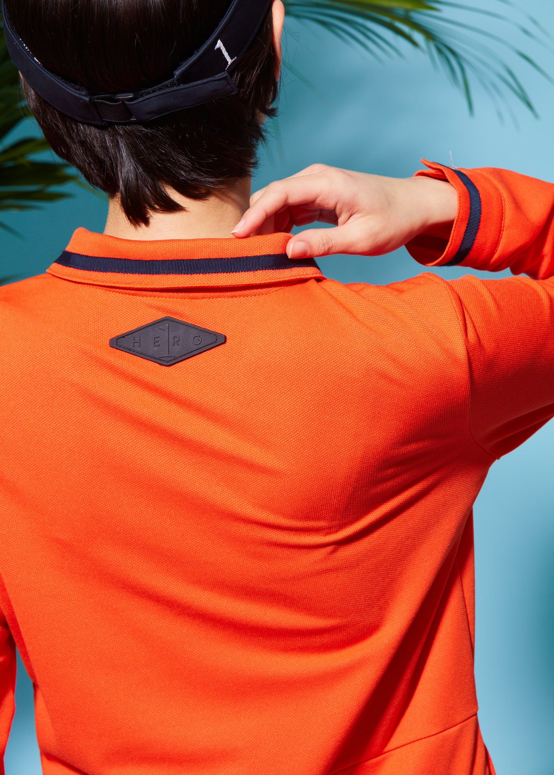 【長袖ポロワンピ】LONG SLEEVE POLO ONEPIECE