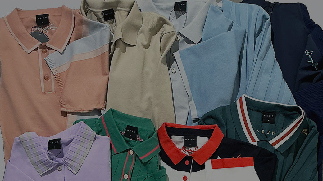 春のニットポロ特集