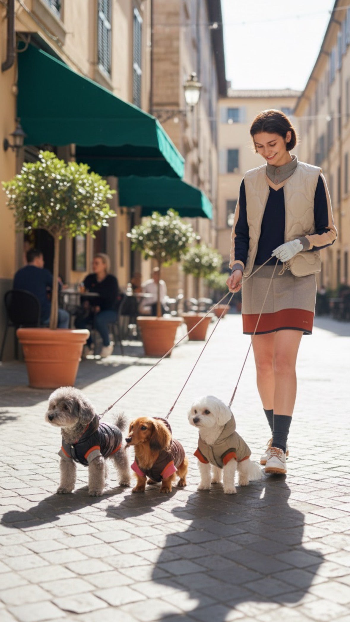 【NEW】キルティングシェルドッグパーカー