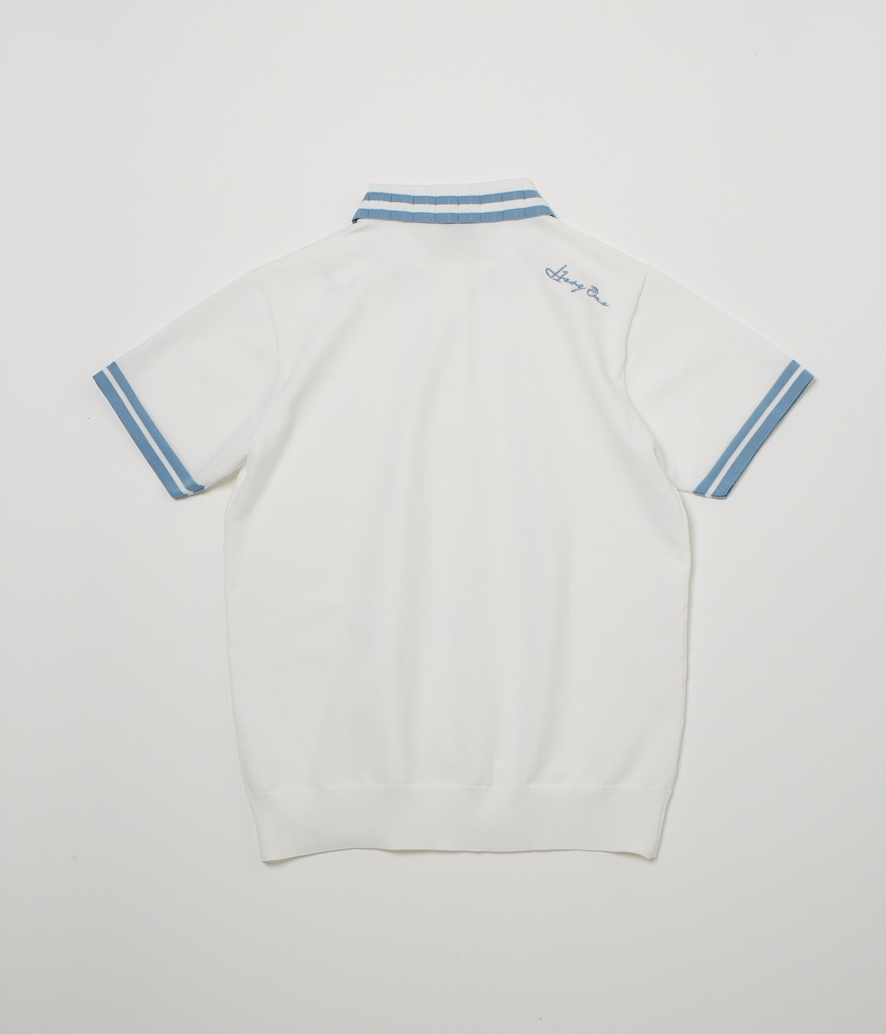 PLEATED KINIT POLO