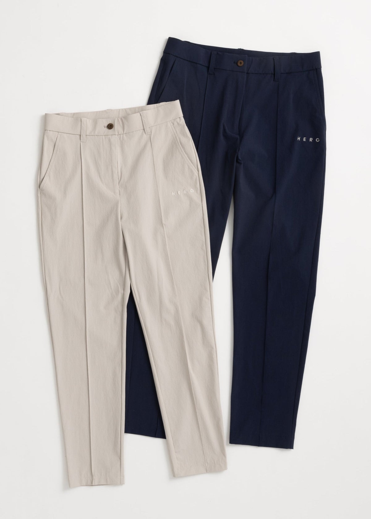 HERG】NYLON STRETCH LONG PANTS -すごいパンツ