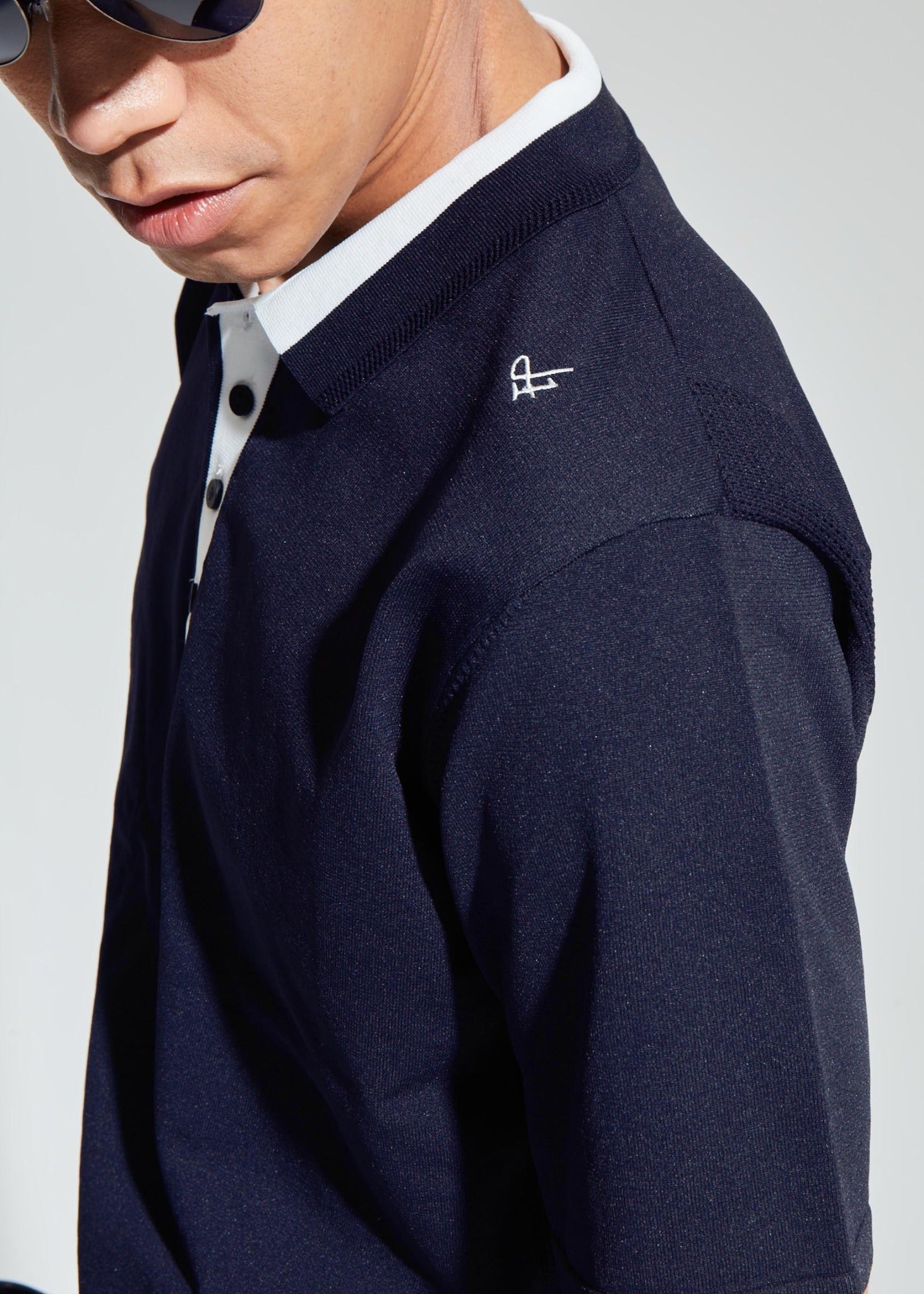 HIBRID MESH KNIT POLO MEN