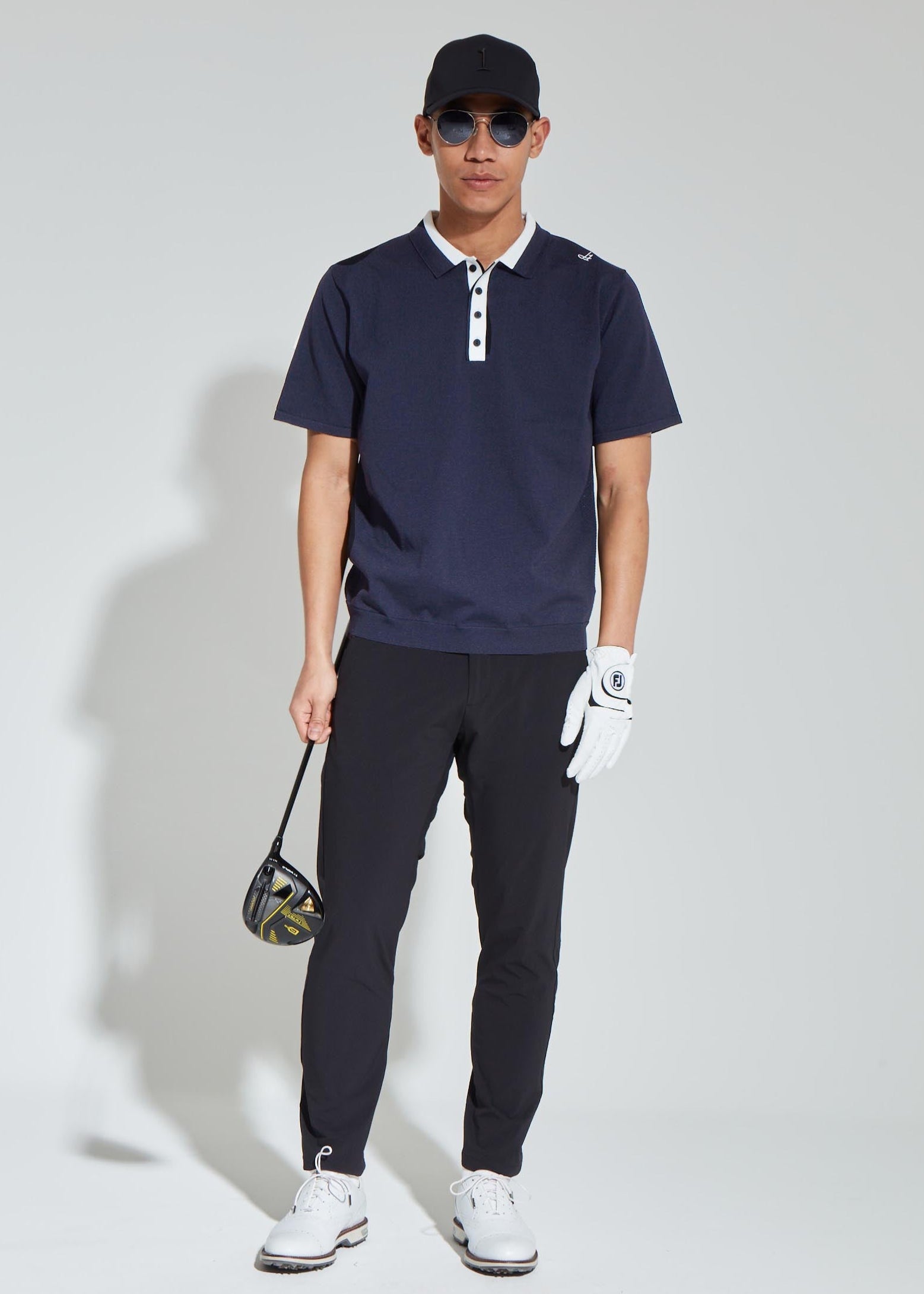 HIBRID MESH KNIT POLO MEN