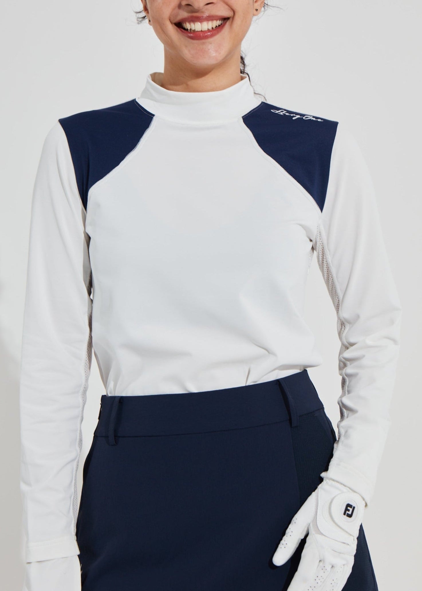 WOMENS UV CARE L/S MOCK NECK