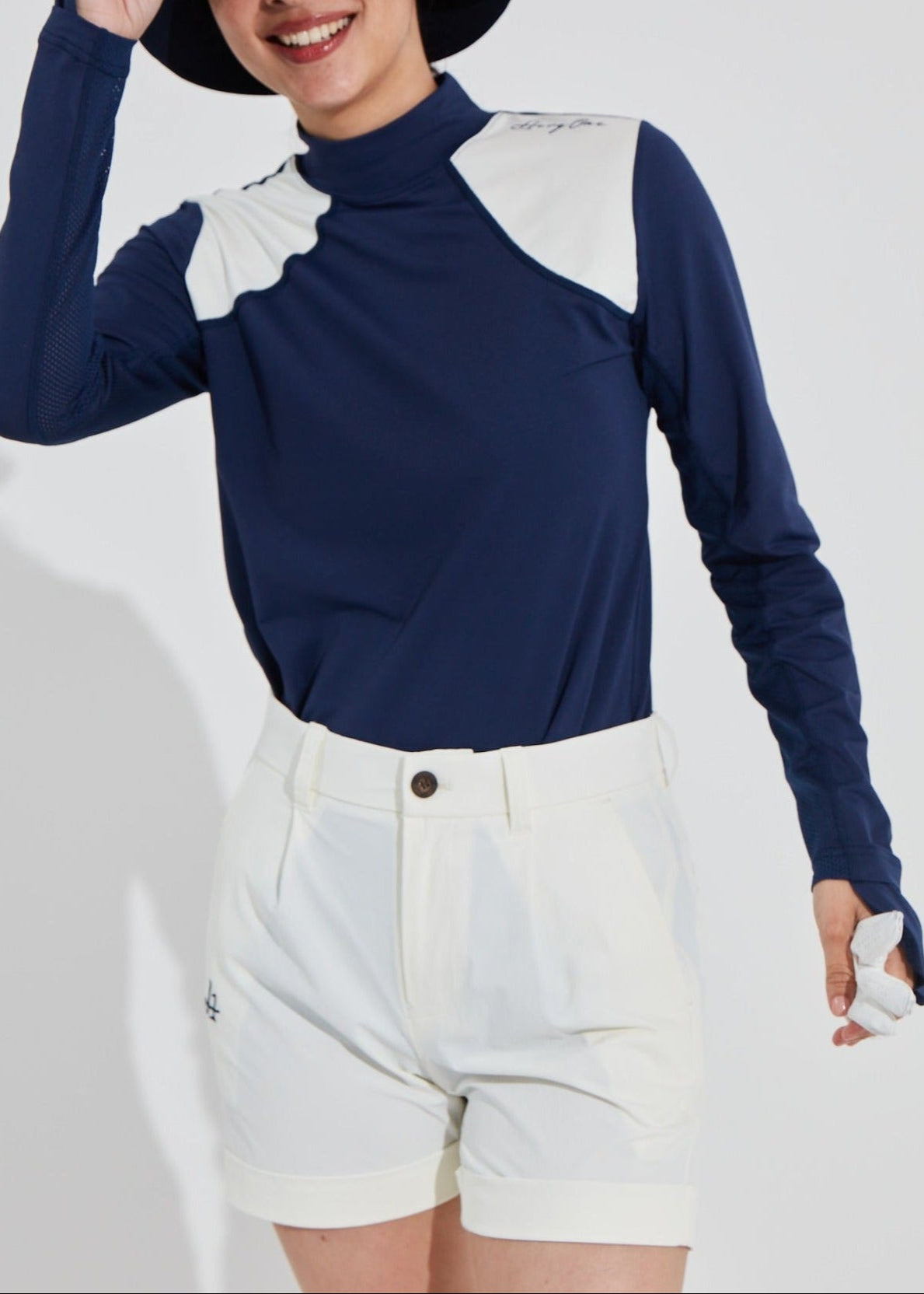 WOMENS UV CARE L/S MOCK NECK
