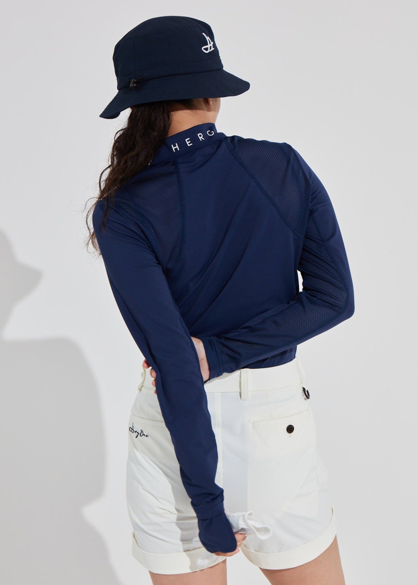 WOMENS UV CARE L/S MOCK NECK
