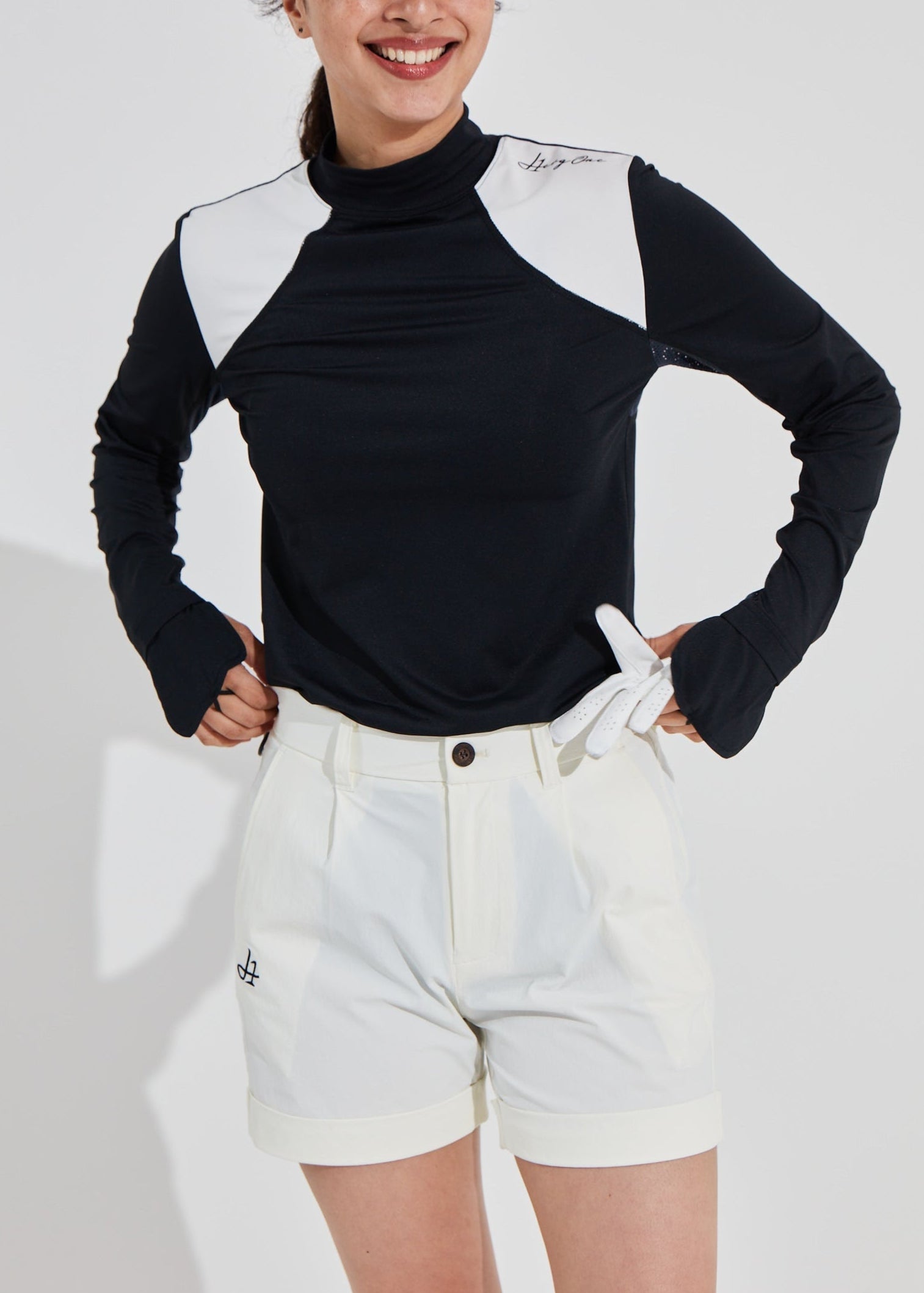 WOMENS UV CARE L/S MOCK NECK