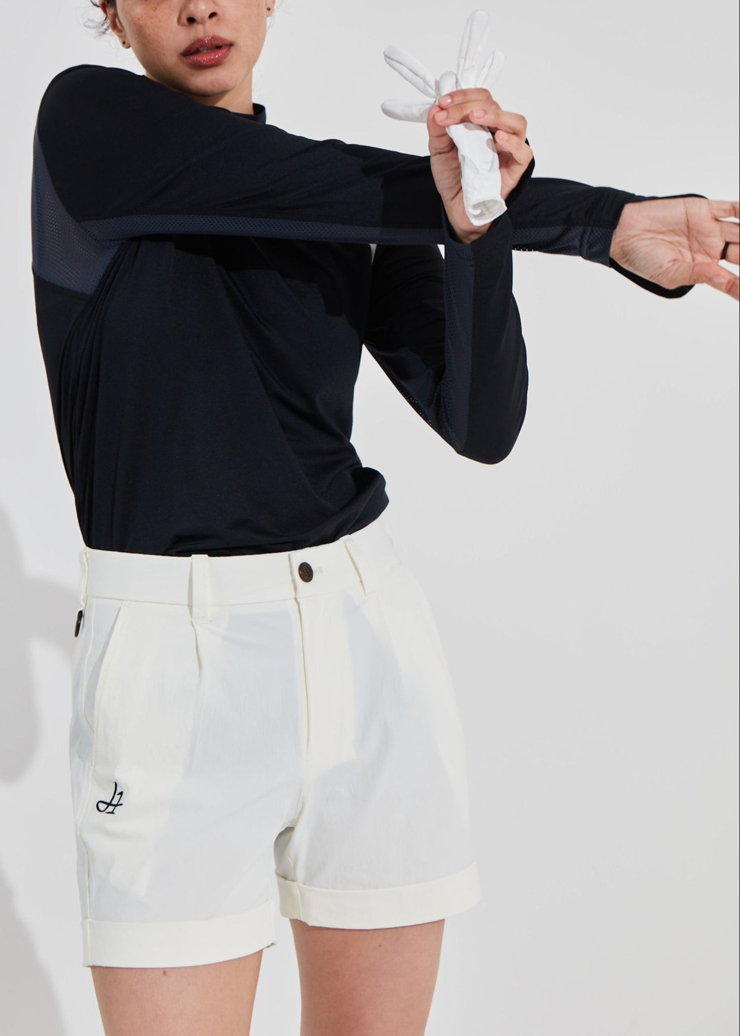 WOMENS UV CARE L/S MOCK NECK