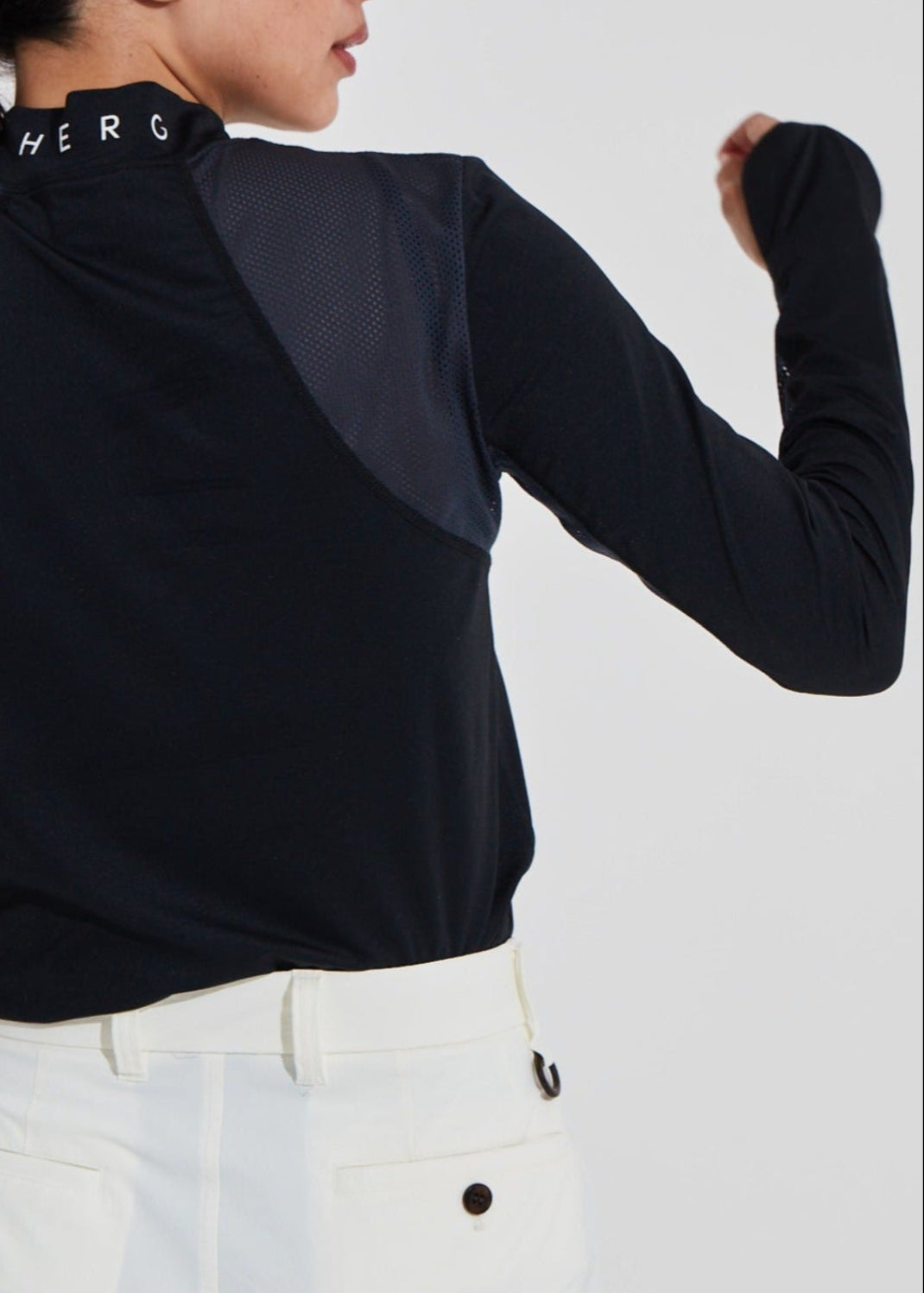 WOMENS UV CARE L/S MOCK NECK