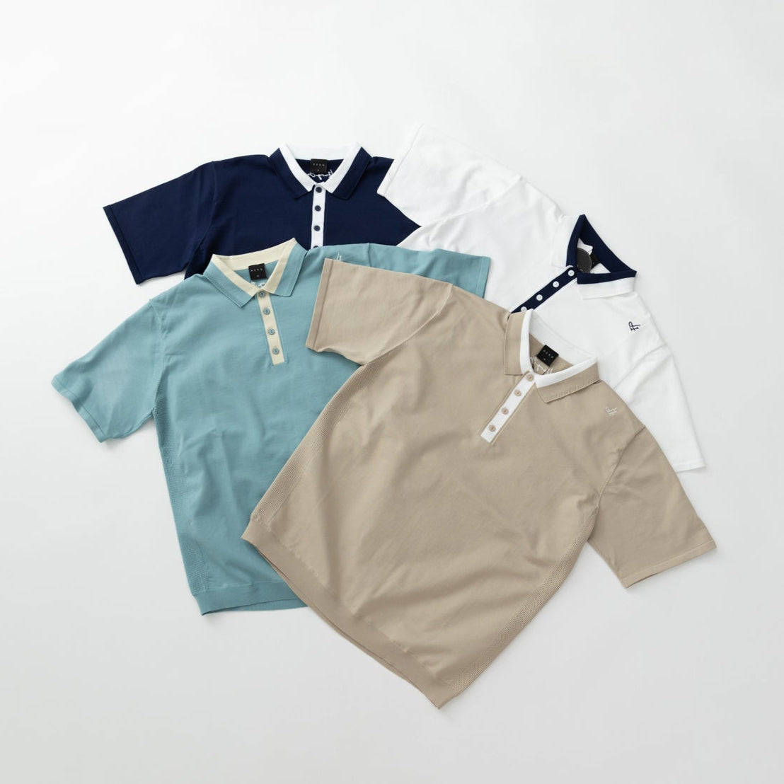 HIBRID MESH KNIT POLO MEN