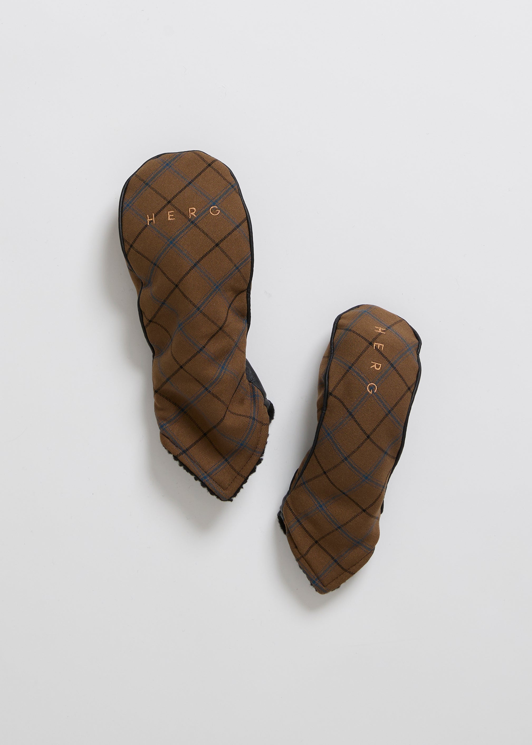 ヘッドカバー2個セット(BROWN)