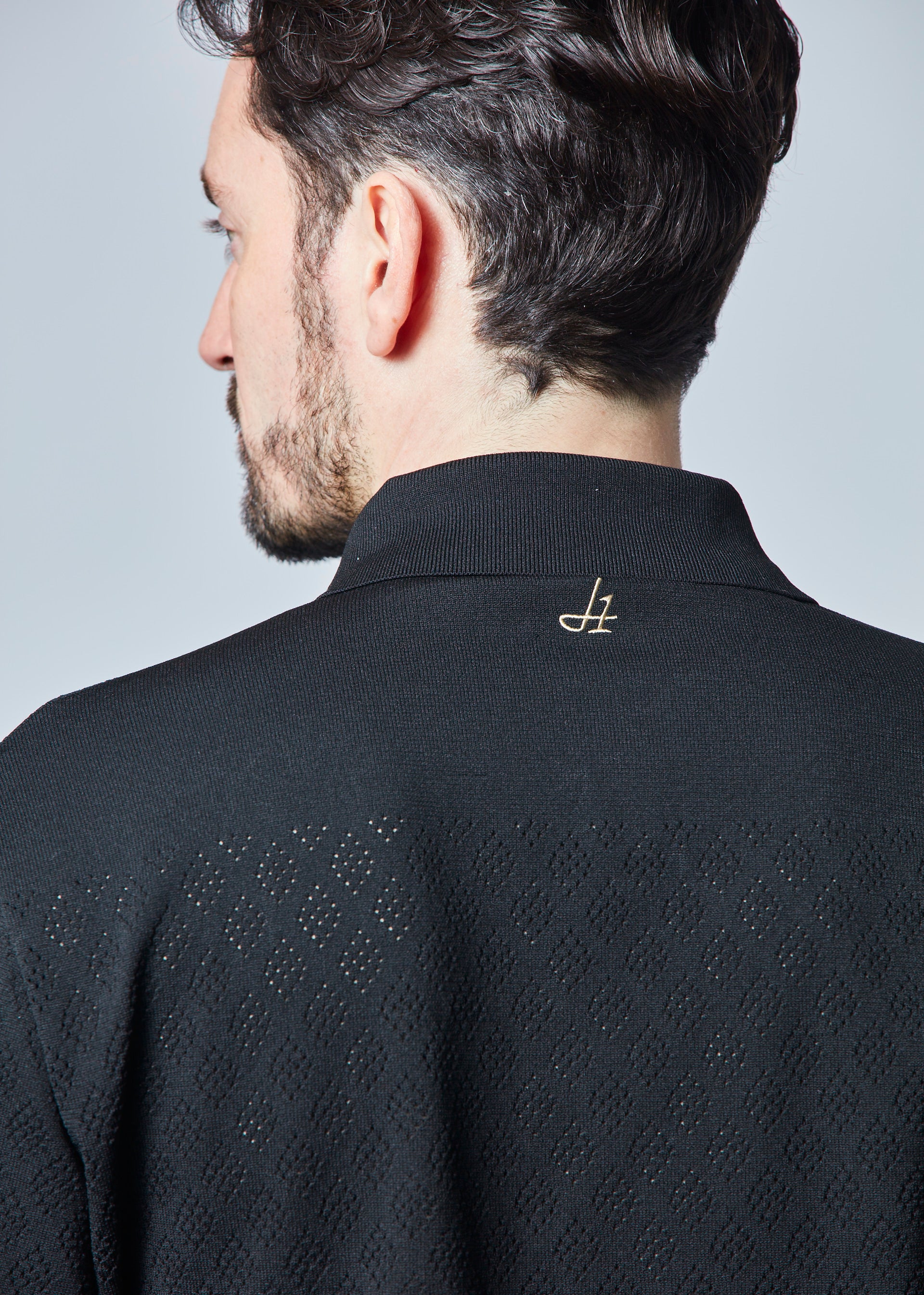 【NEW】オープンカラードライニットシャツ・メンズ