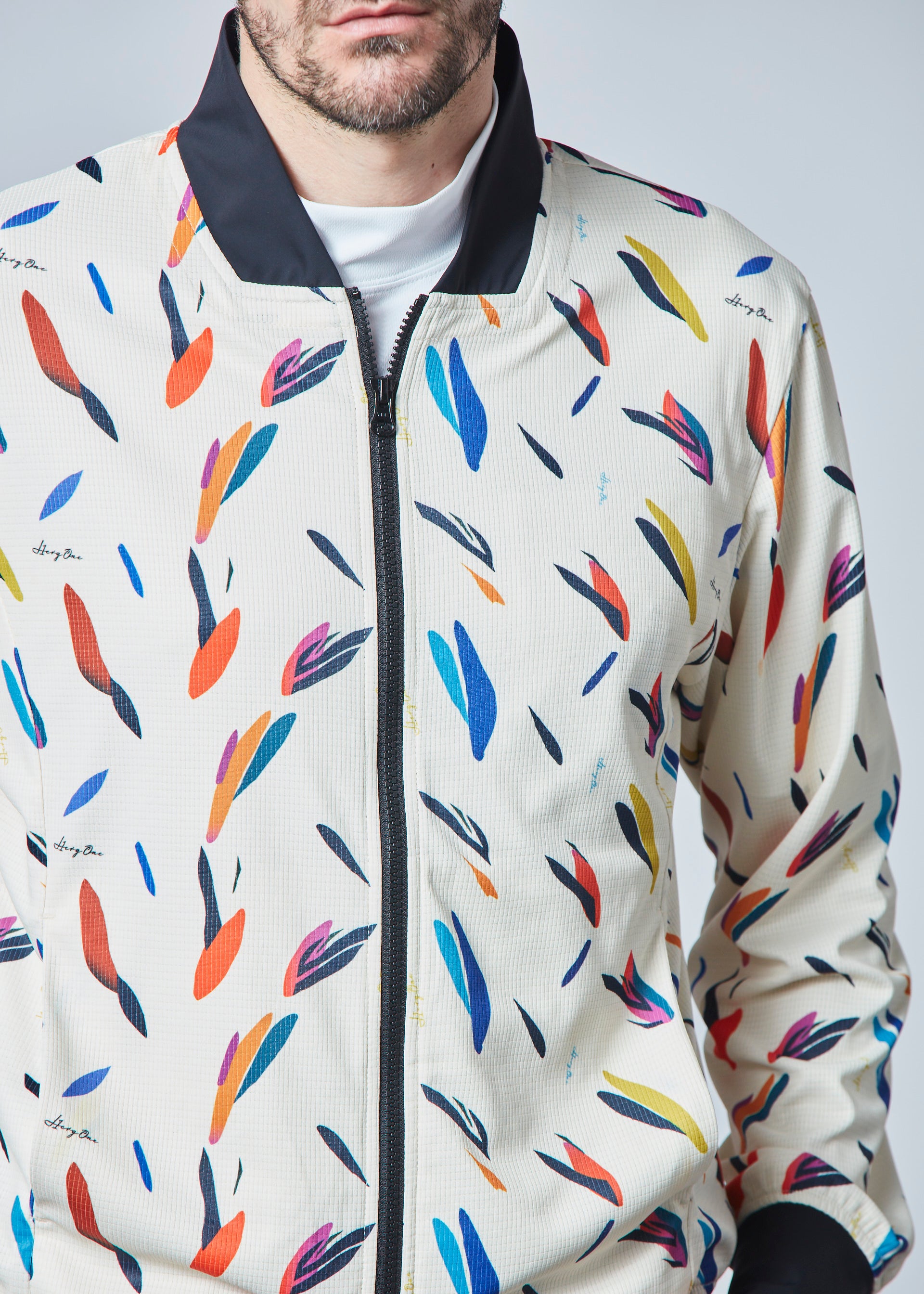 【NEW】サマープリントブルゾン・メンズ