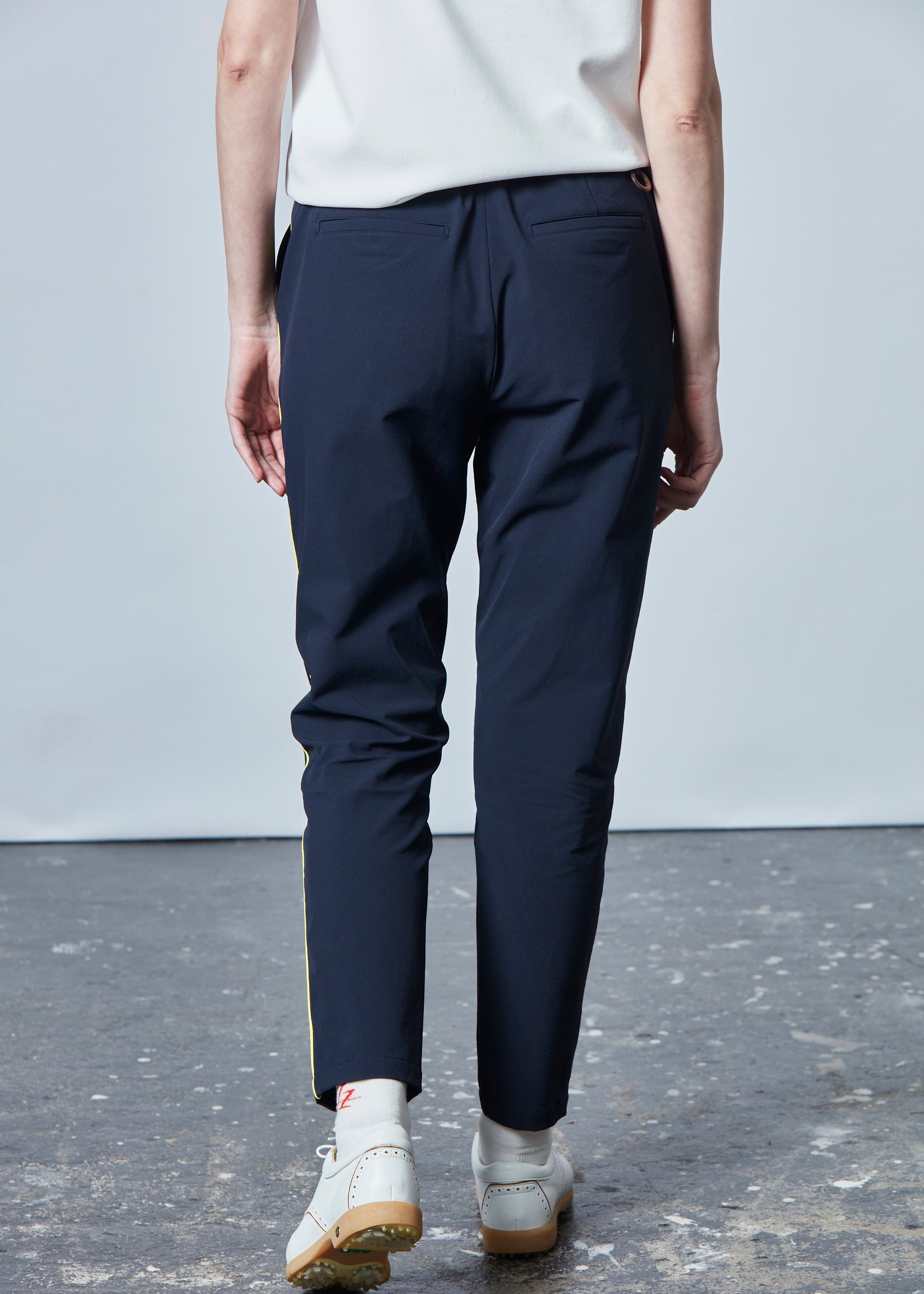 【NEW】パイピングタックロングパンツ