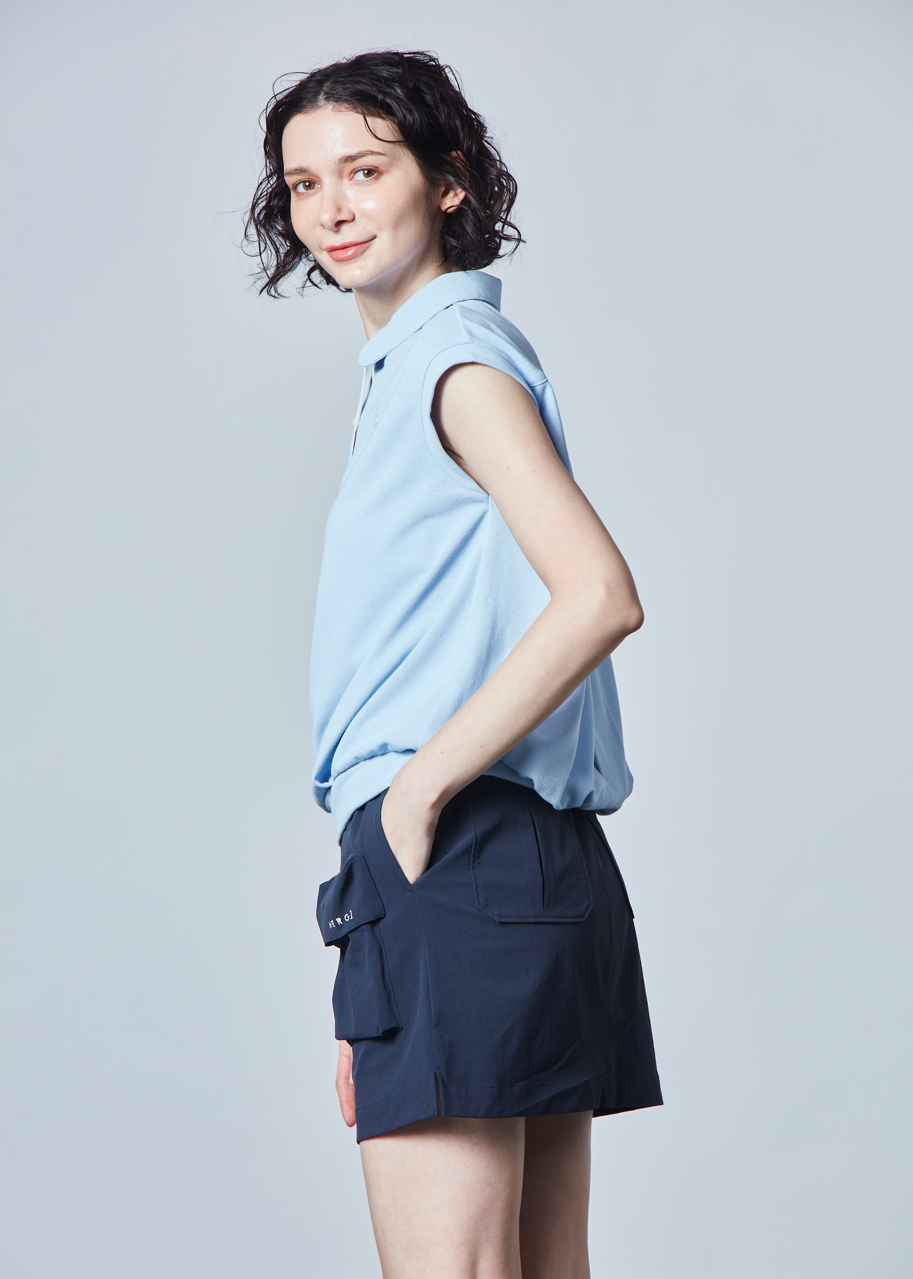 【NEW】ギャザーデザインポケットスカート