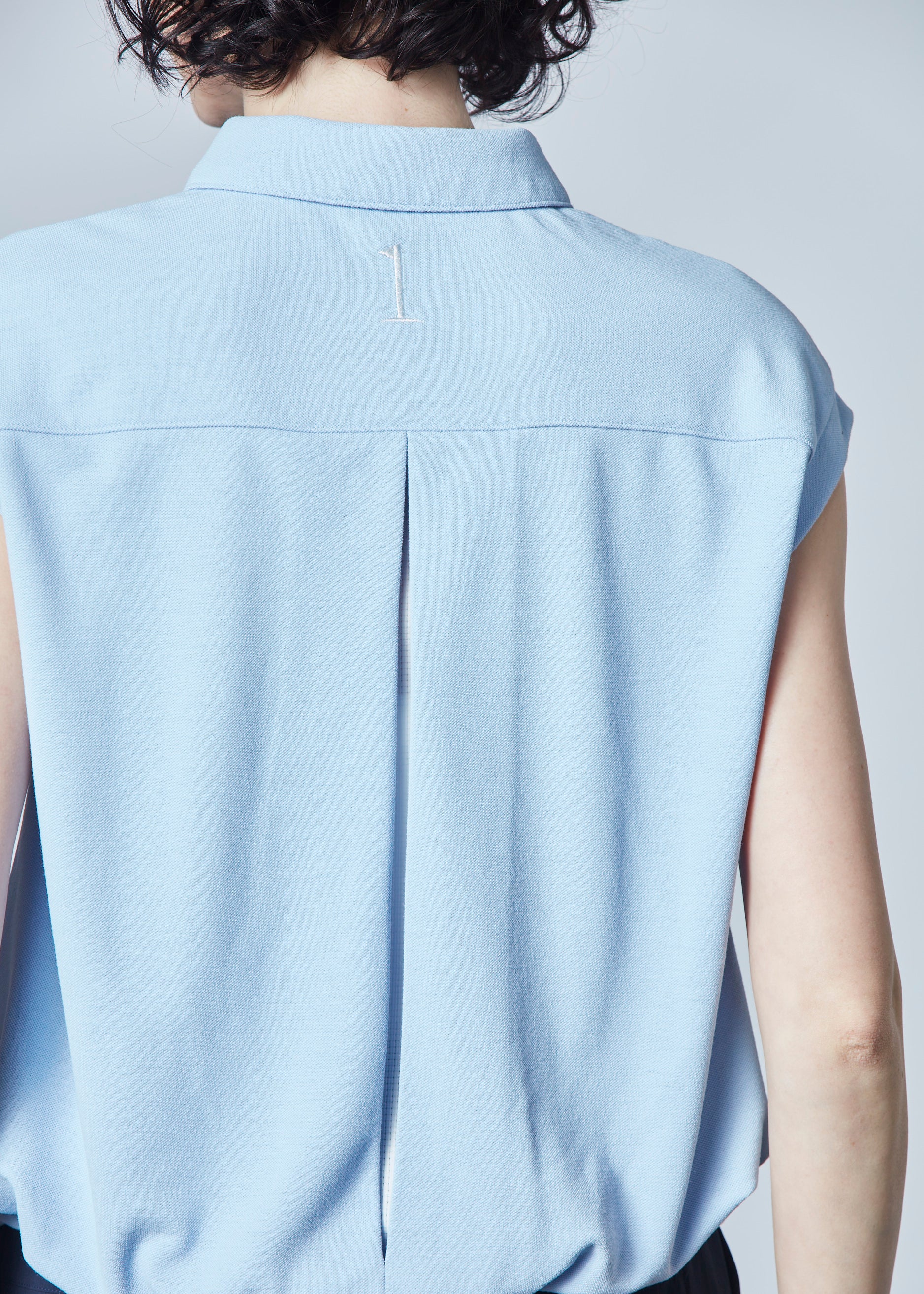 【NEW】フレンチスリーブコットンライクポロ